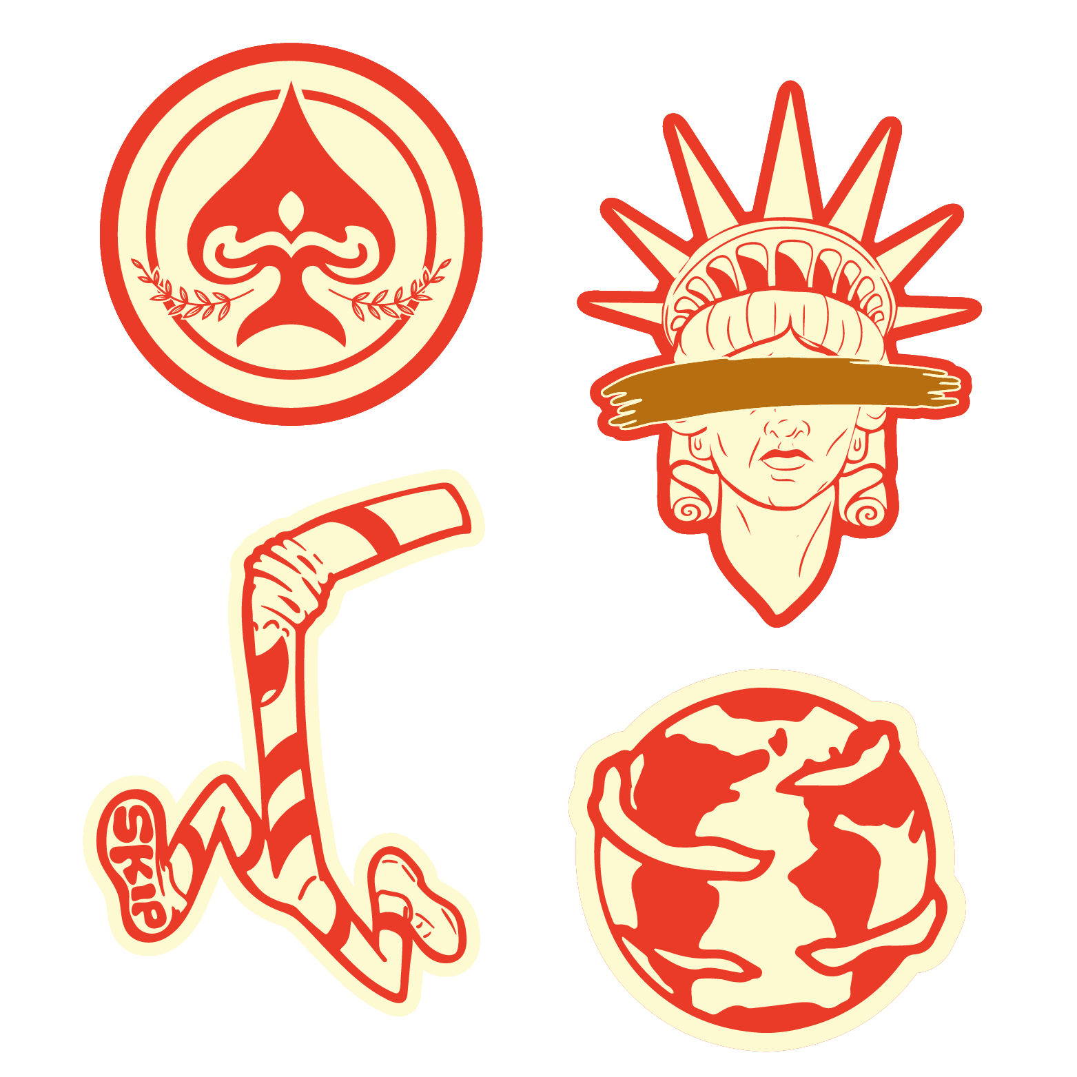 ORANGE STICKER PACK