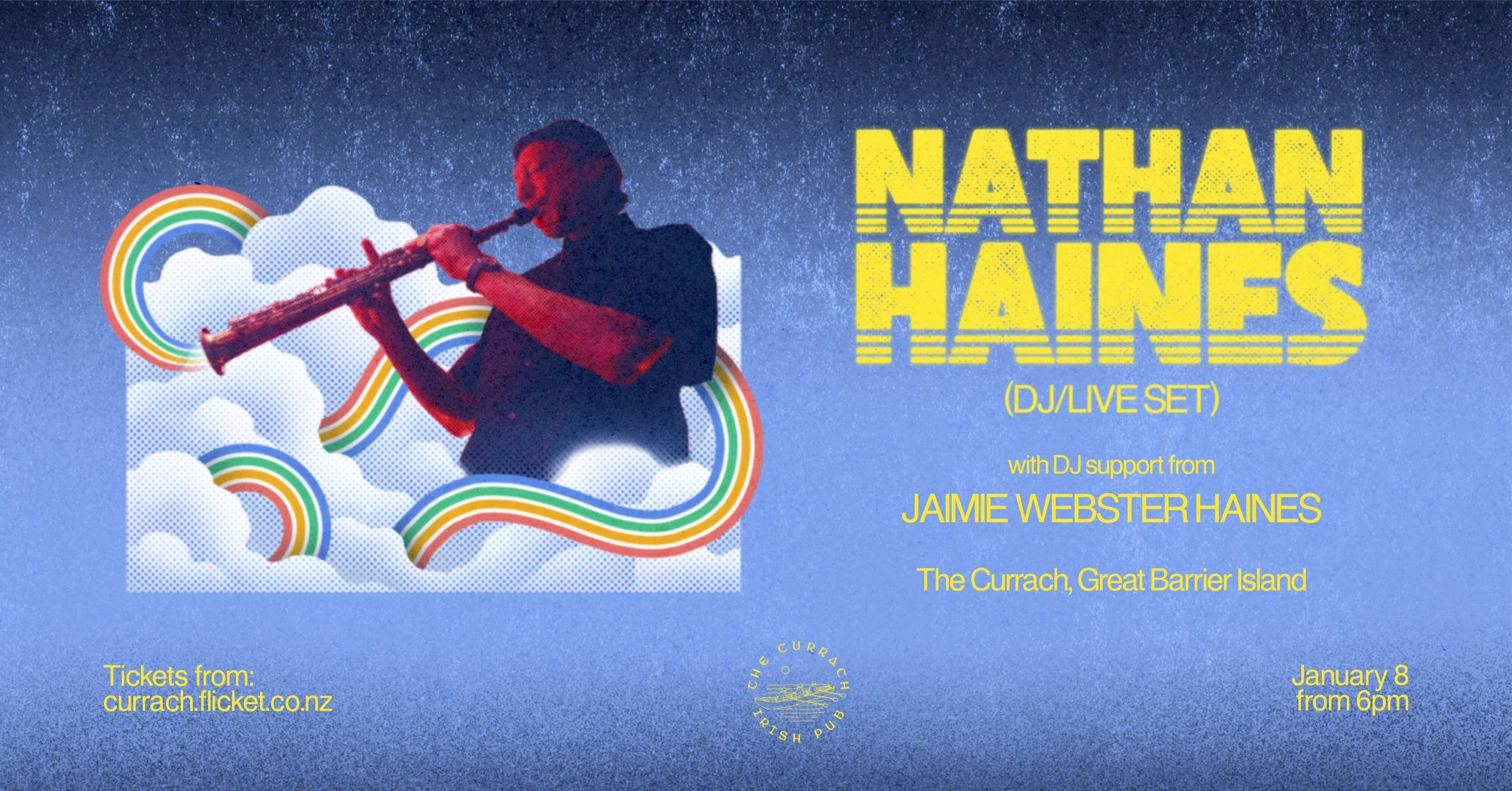 Nathan Haines DJ/live set The Currach, Great Barrier Island Jan 8