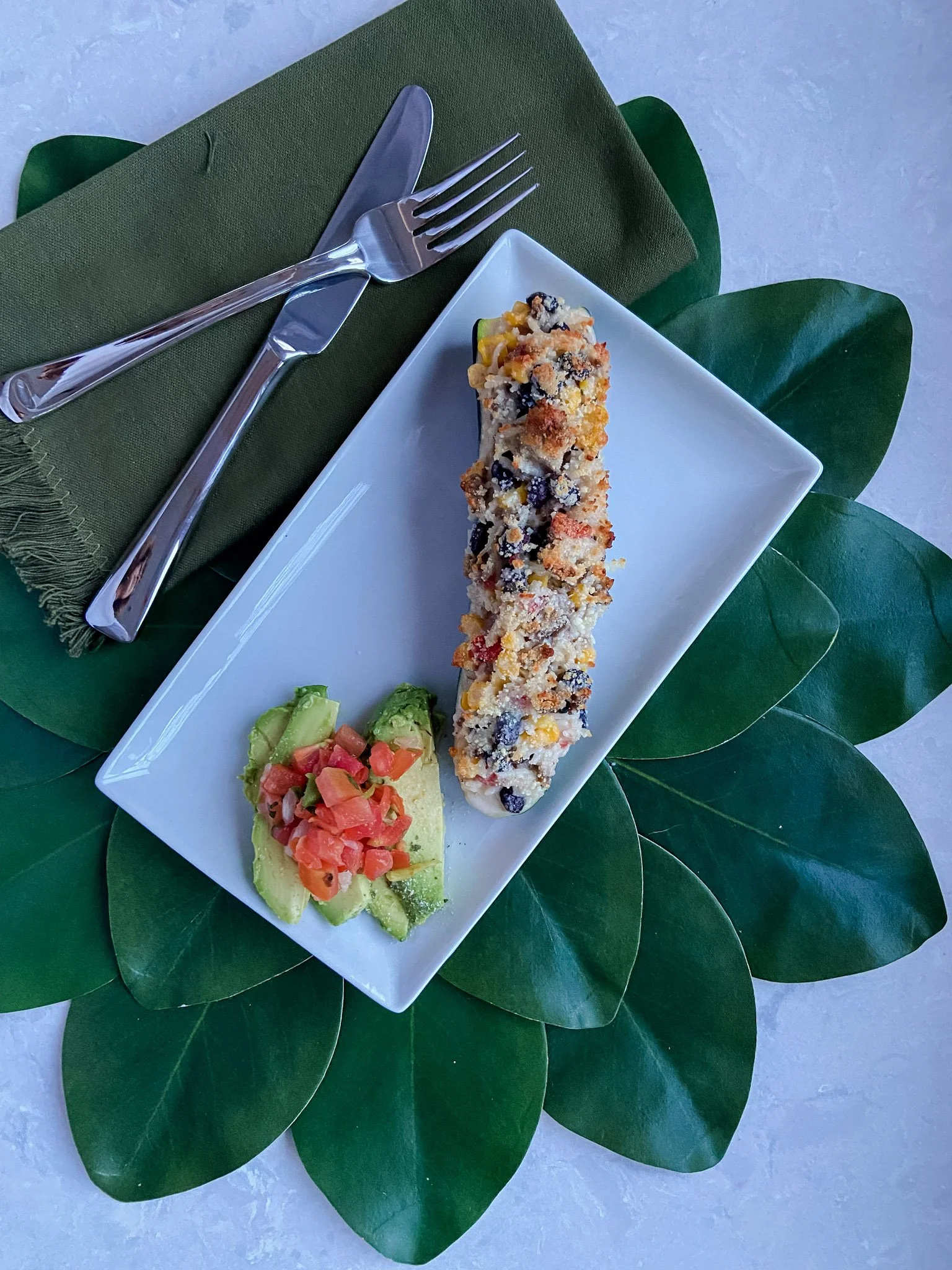 Tex Mex Zucchini Boats