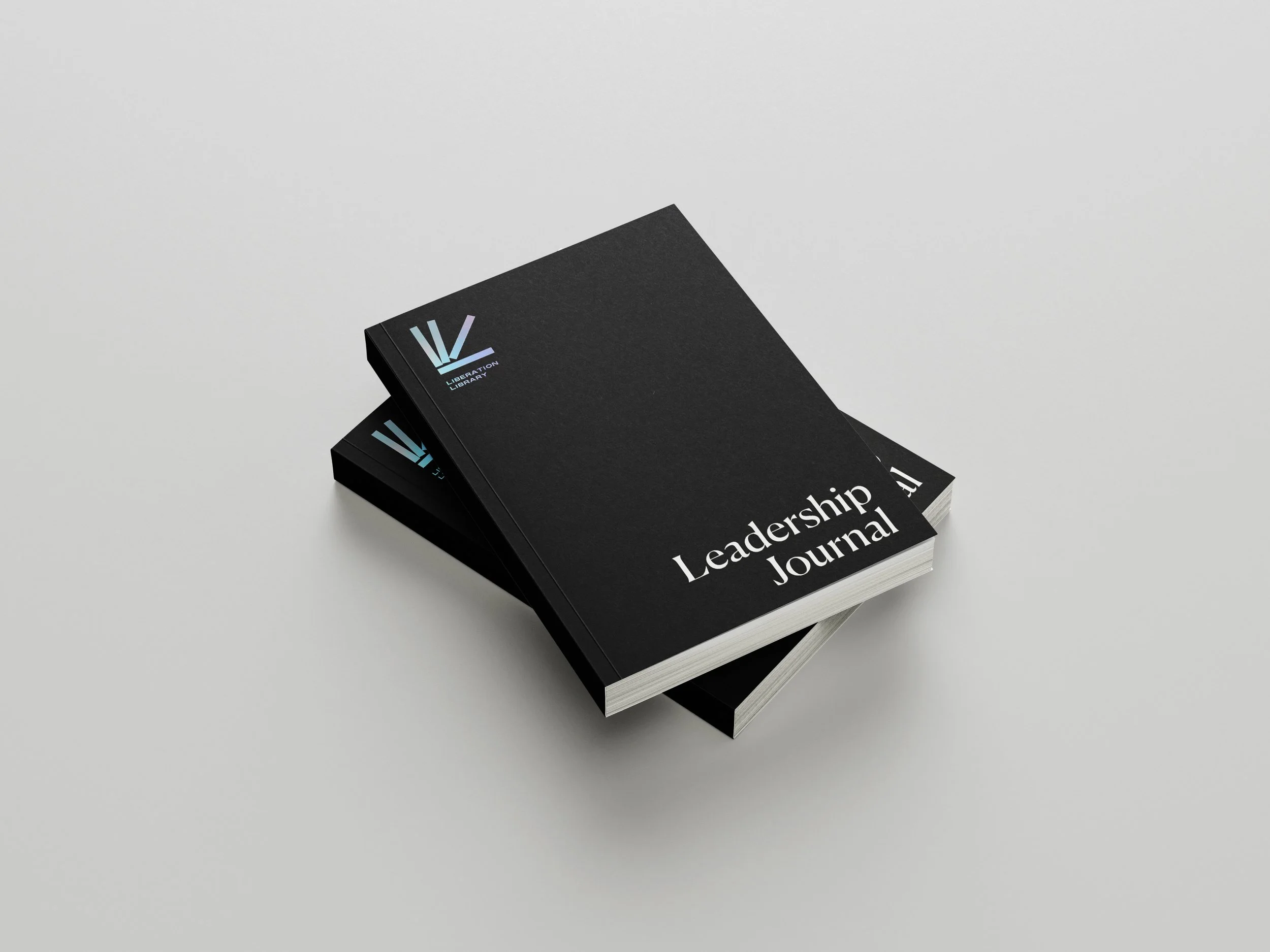 I conceptualized and designed this Leadership journal was designed to support and inspire leadership practices as collective members read the books we gifted them at events and conferences we produced.