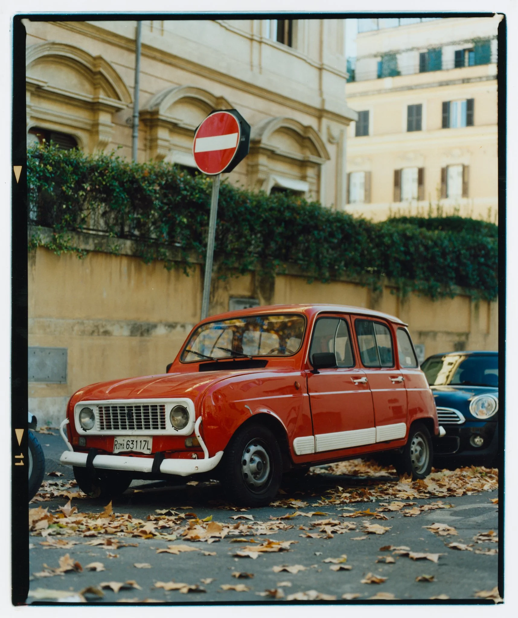 red renault in rome