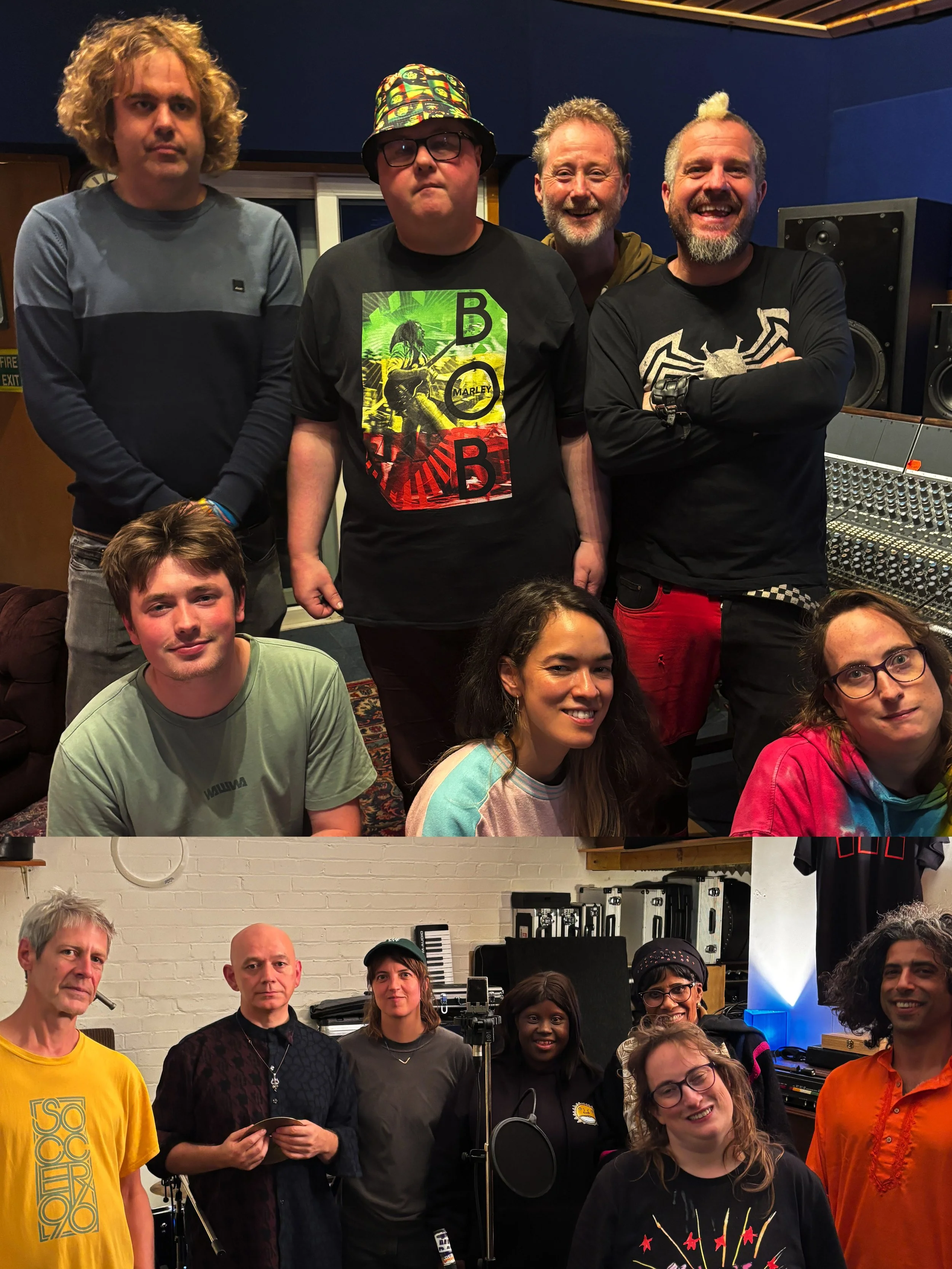 recording sessions bringing together artists with and without Learning Disabilities/ Autistic and non autistic artists together.