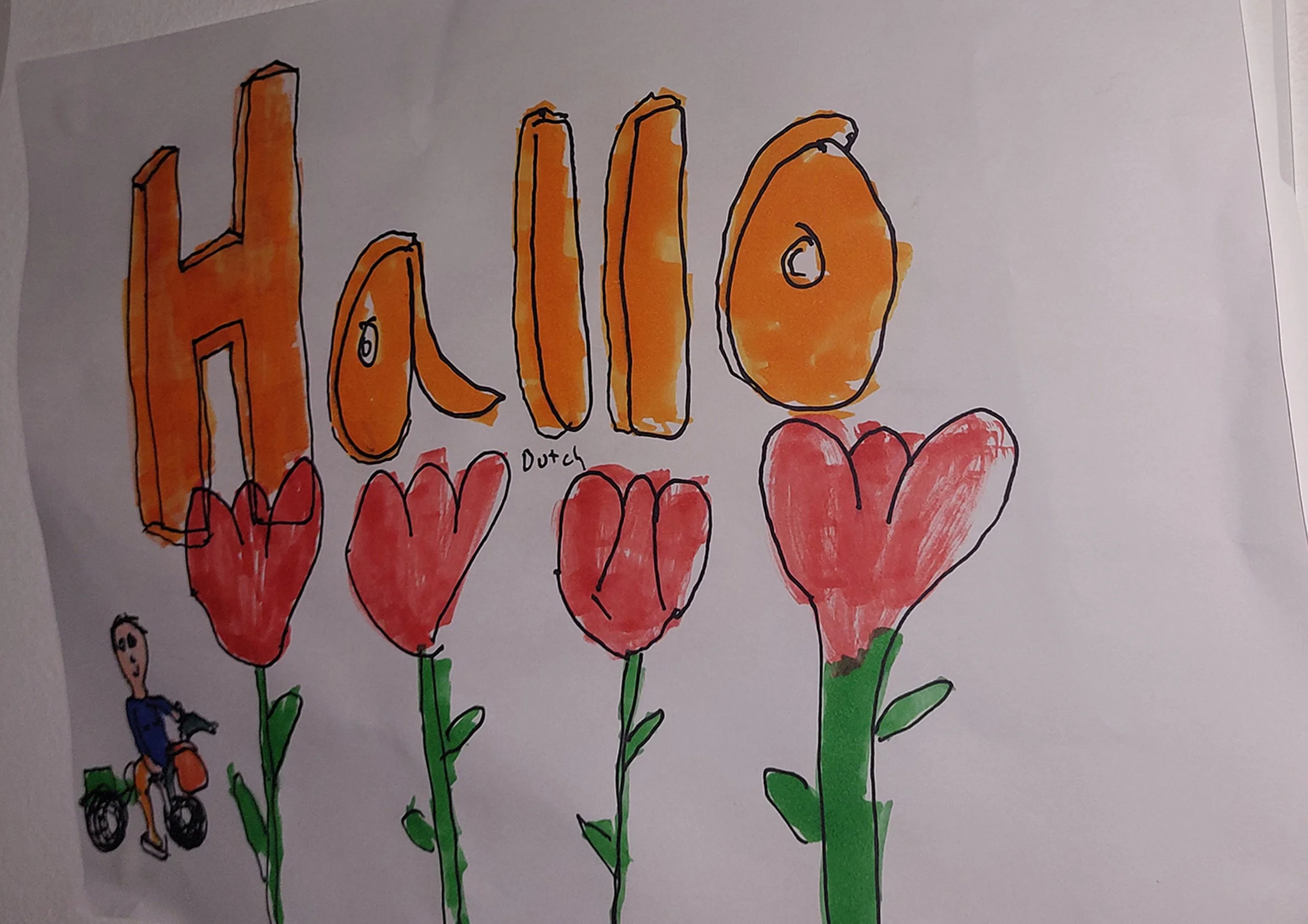 Hello sign collection Hallo