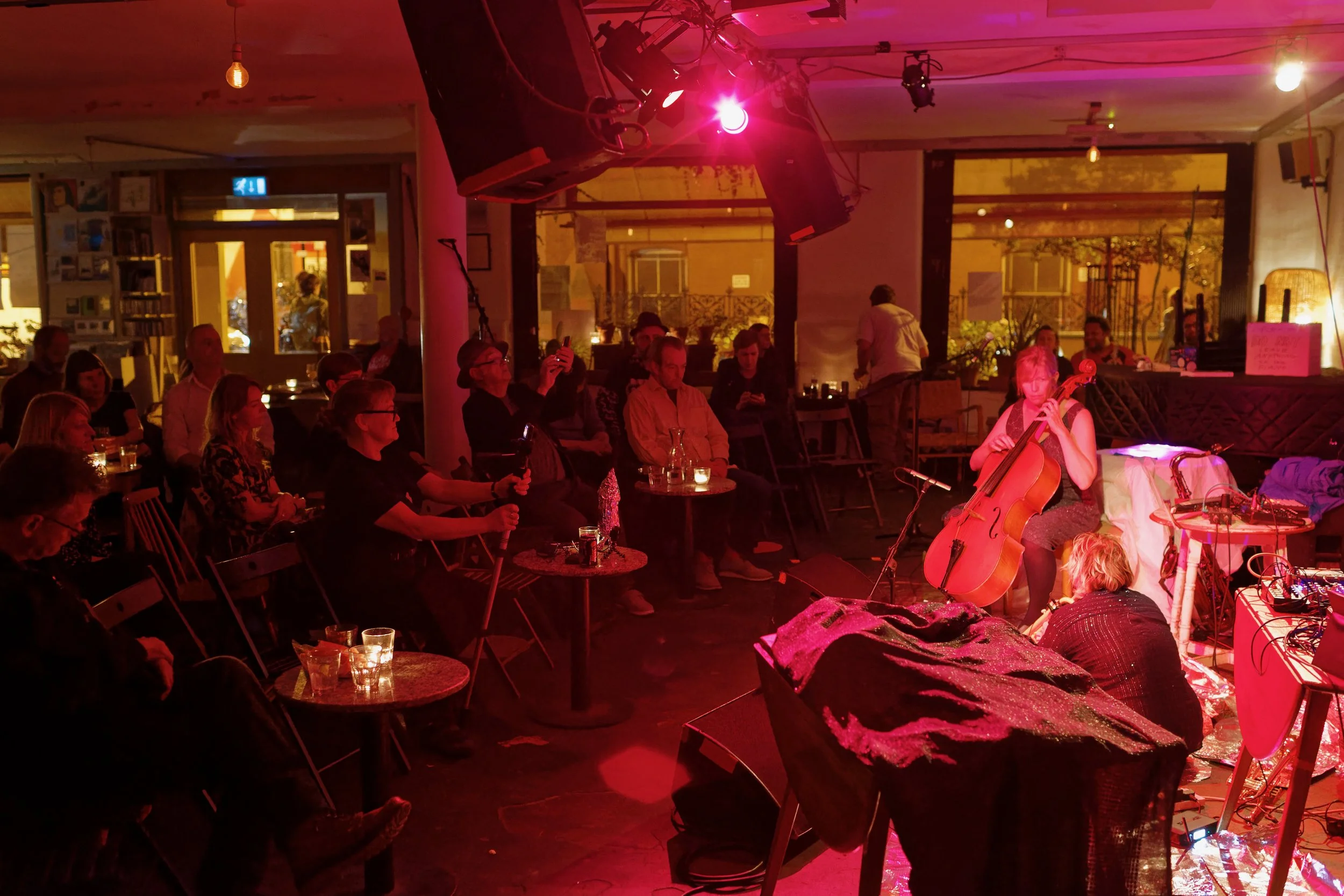 2018 pilot gig at  Cafe OTO - M Delaney