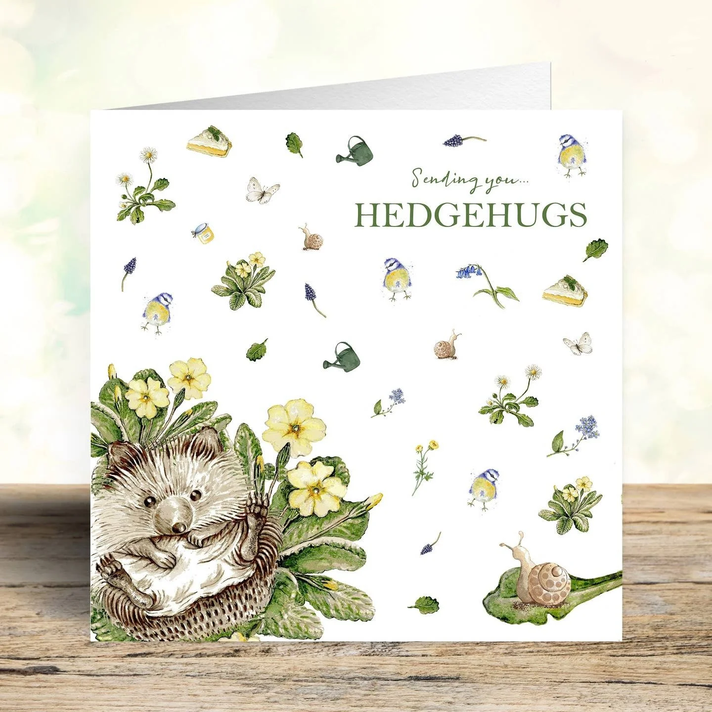 Sending You Hedgehugs Greetings Card
