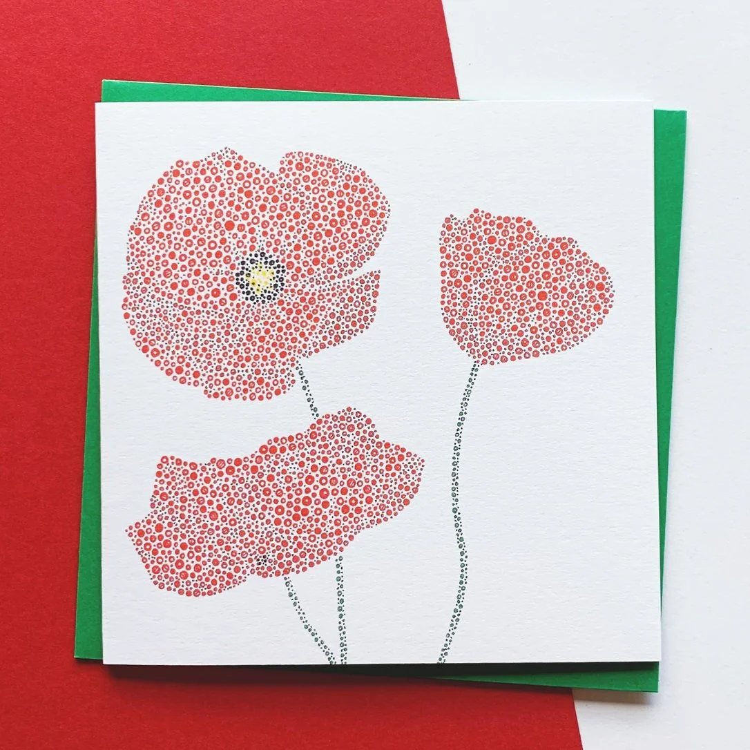 Poppies Greeting Card
