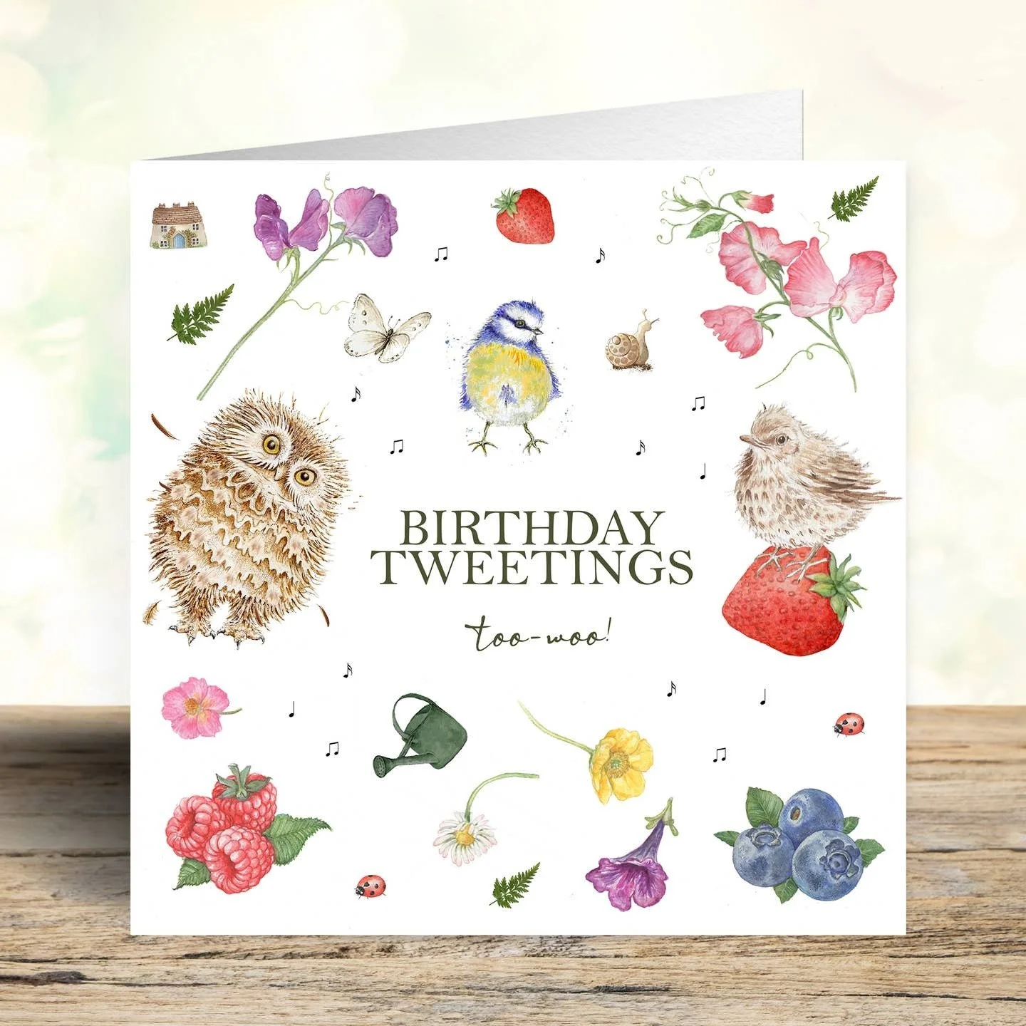 Birthday Tweetings Greetings Card