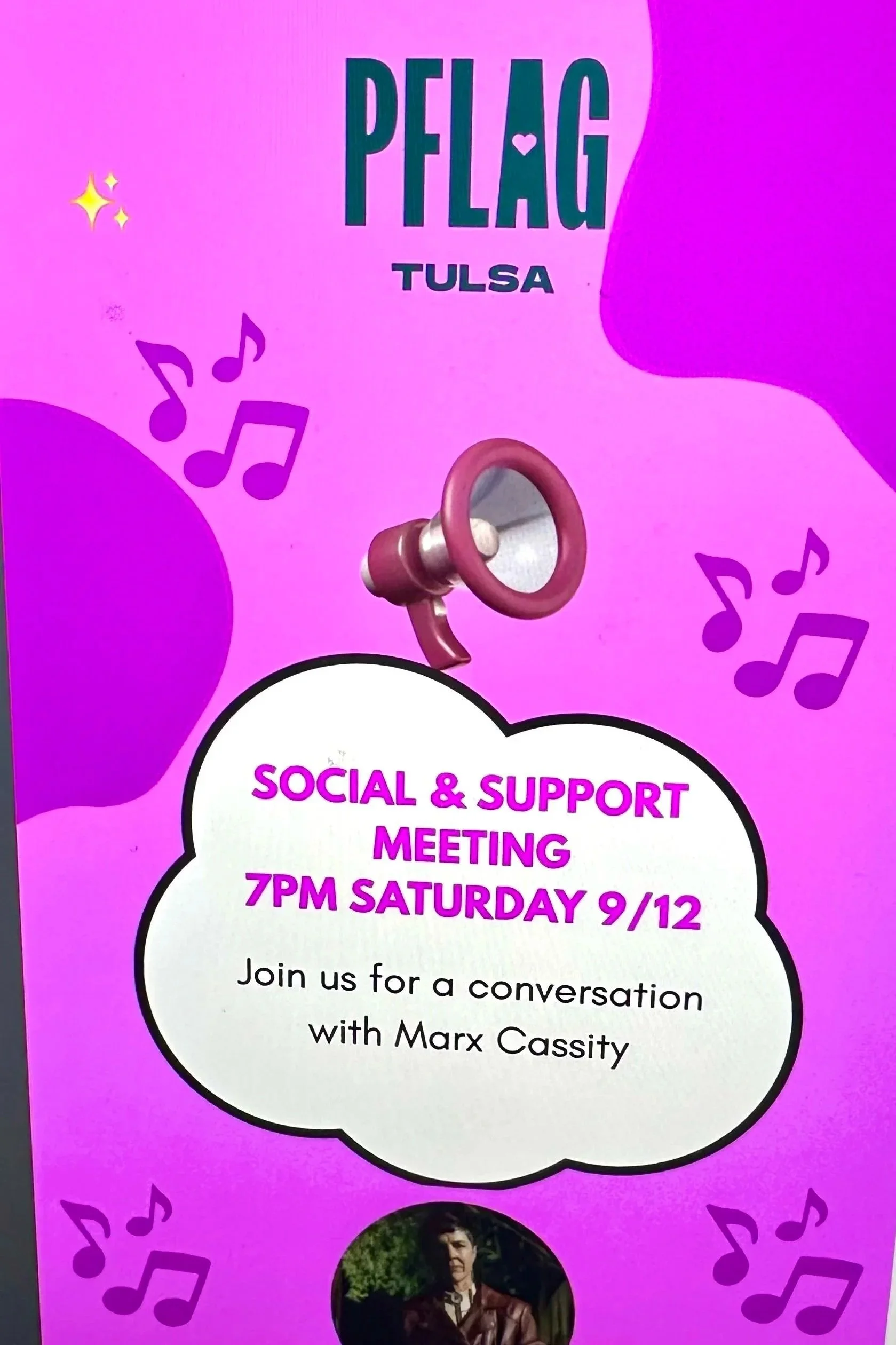 PFLAG Tulsa-Parents and Friends of Lesbians and Gays (and all queer folx).