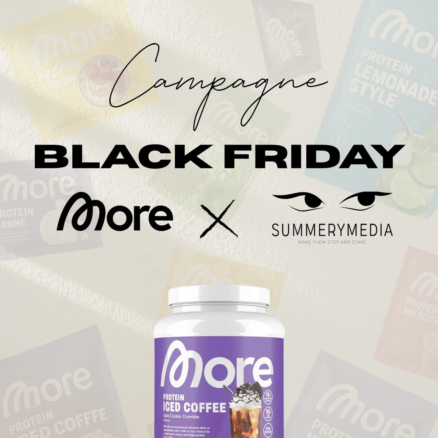 Afgelopen Black Friday hebben wij weer een te gekke campagne gedraaid voor @morenutrition.nl en wij gaan in 2026 weer geweldige campagnes opzetten. Heel veel zin in! 💜