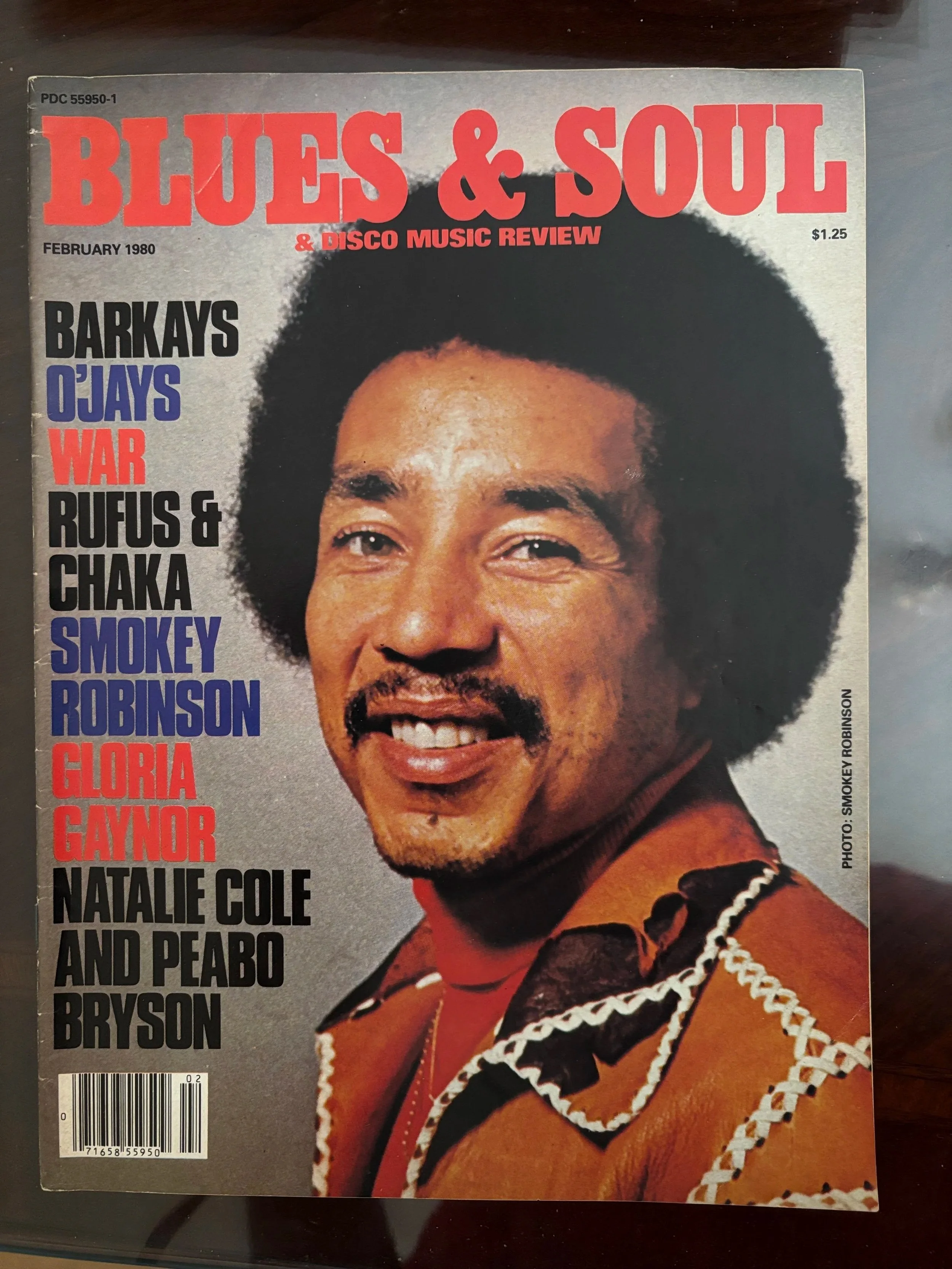 Smokey Robinson ~ February 1980 ~ Blues & Soul Magazine