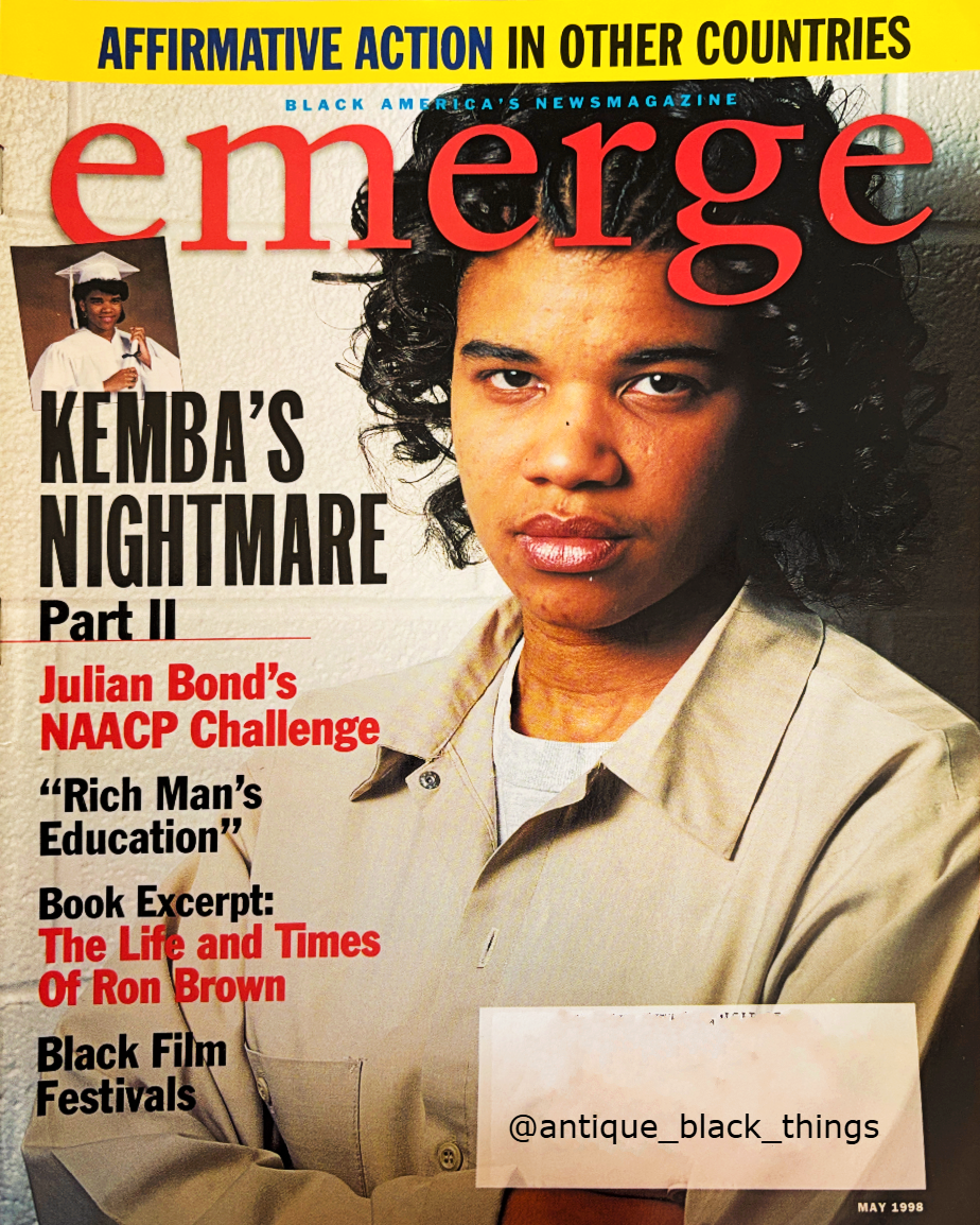 Kemba  Smith ~ Emerge Magazine ~ May 1998