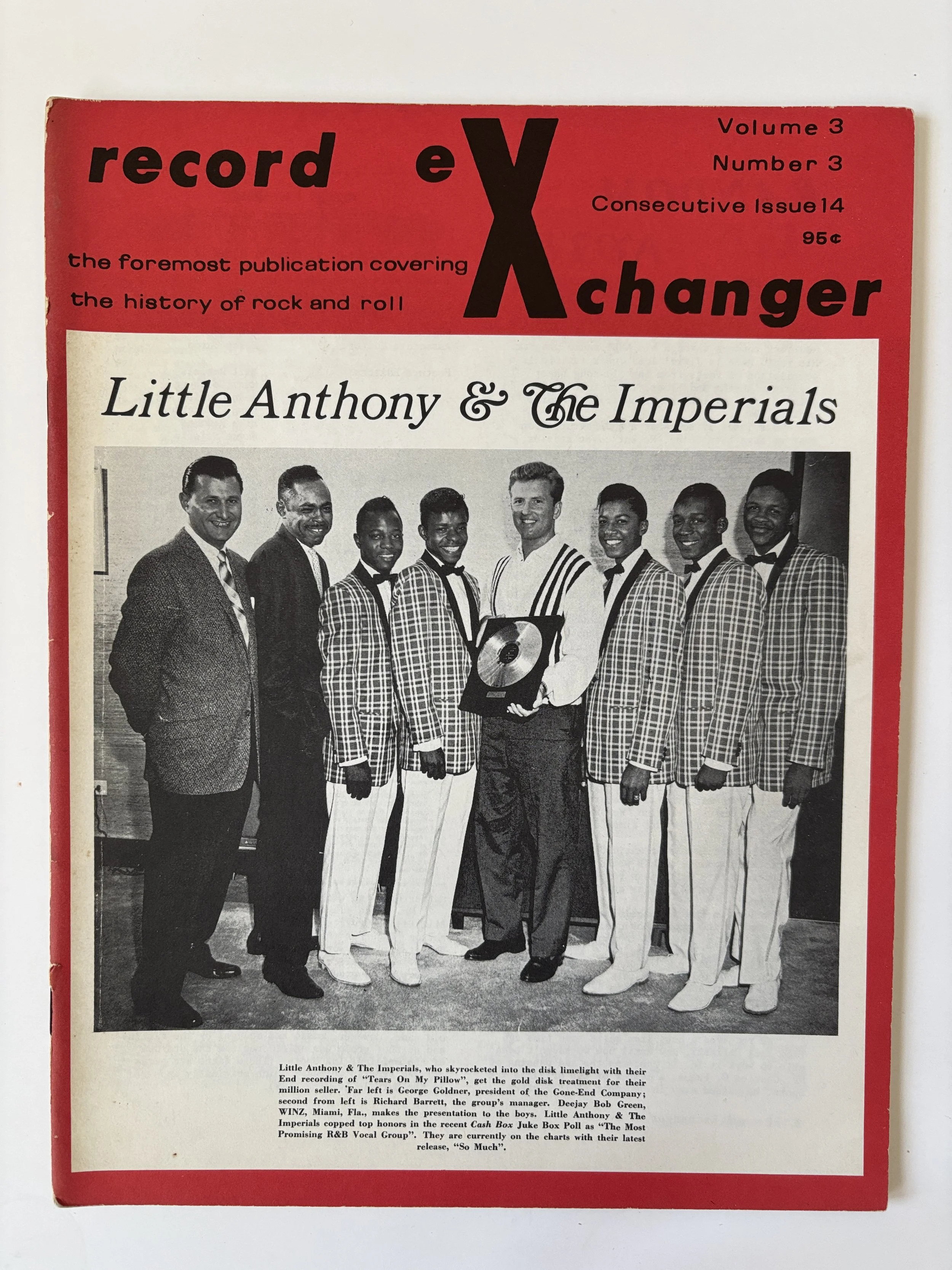 Little Anthony & the Imperials  ~ Record Exchanger.