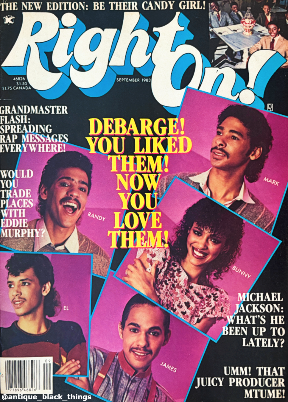 De Barge ~ Right On Magazine