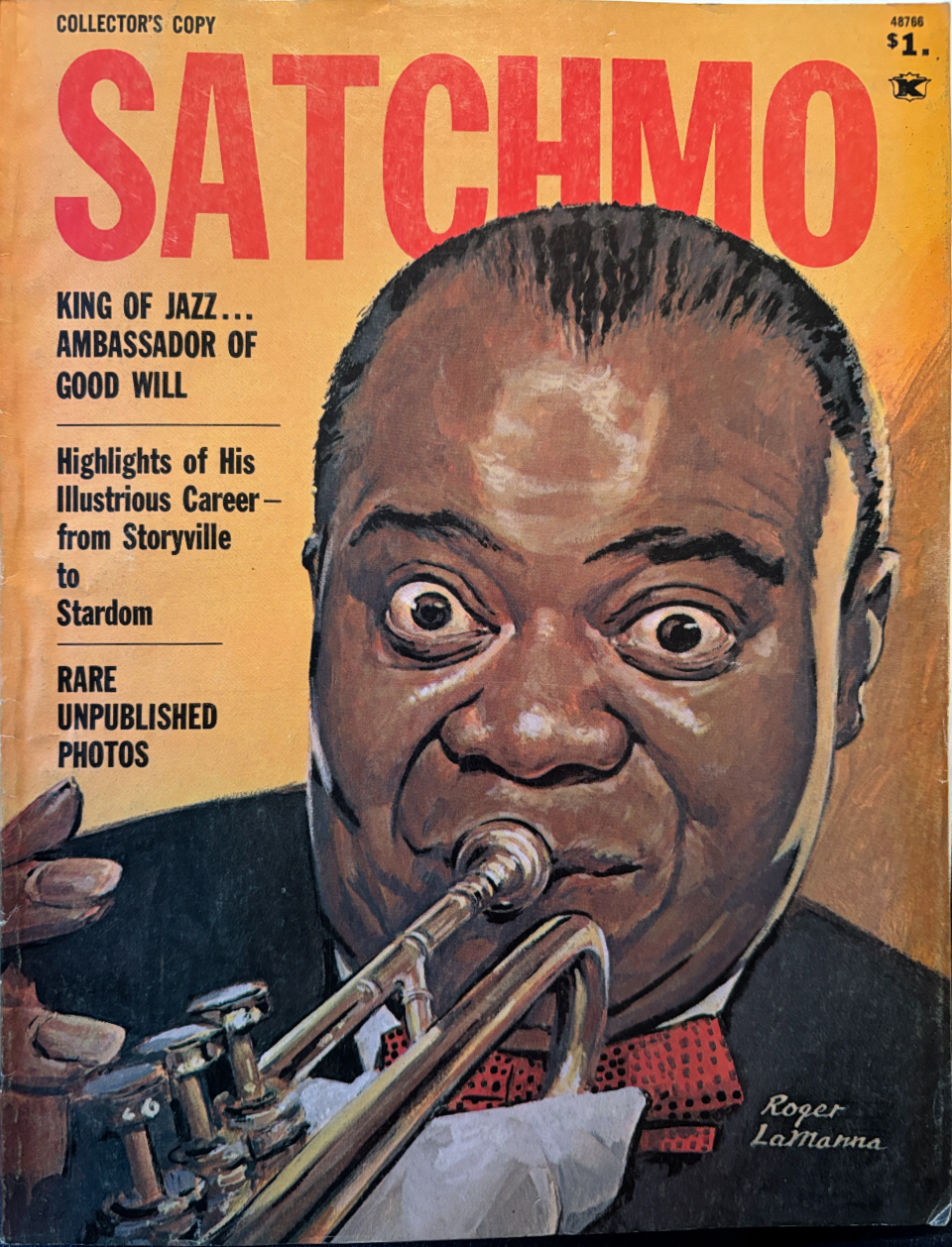Louis Armstrong ~ Magazine ~  Memorial issue ~ 1971