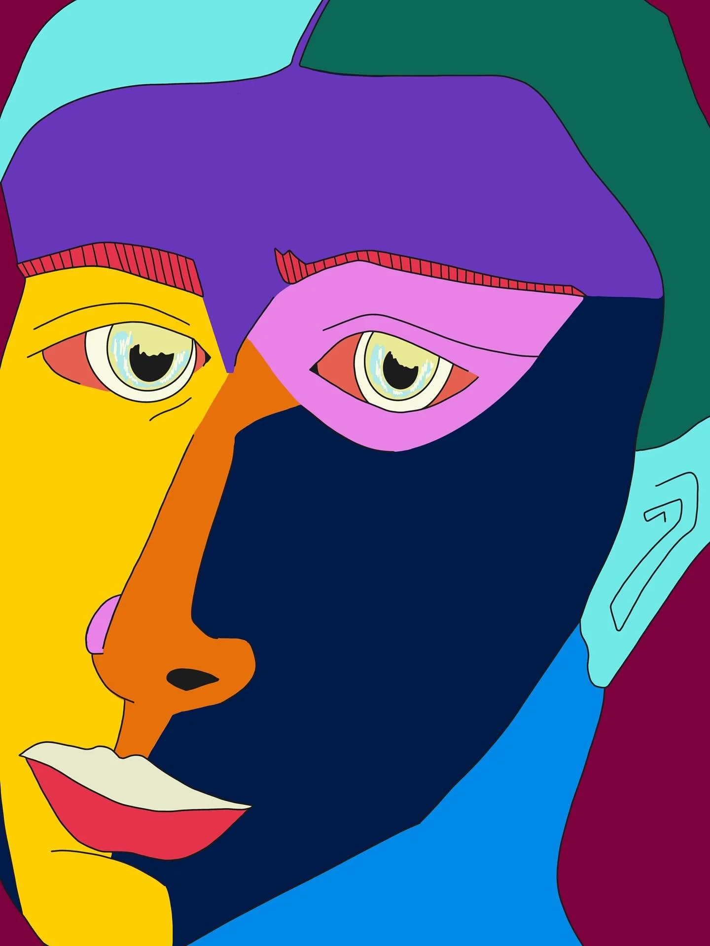 the world in your eyes.

#colors #colorful #colorfulart #eyes #world #illustration #art #painting #acrylic #drawing #illustrations #emotions