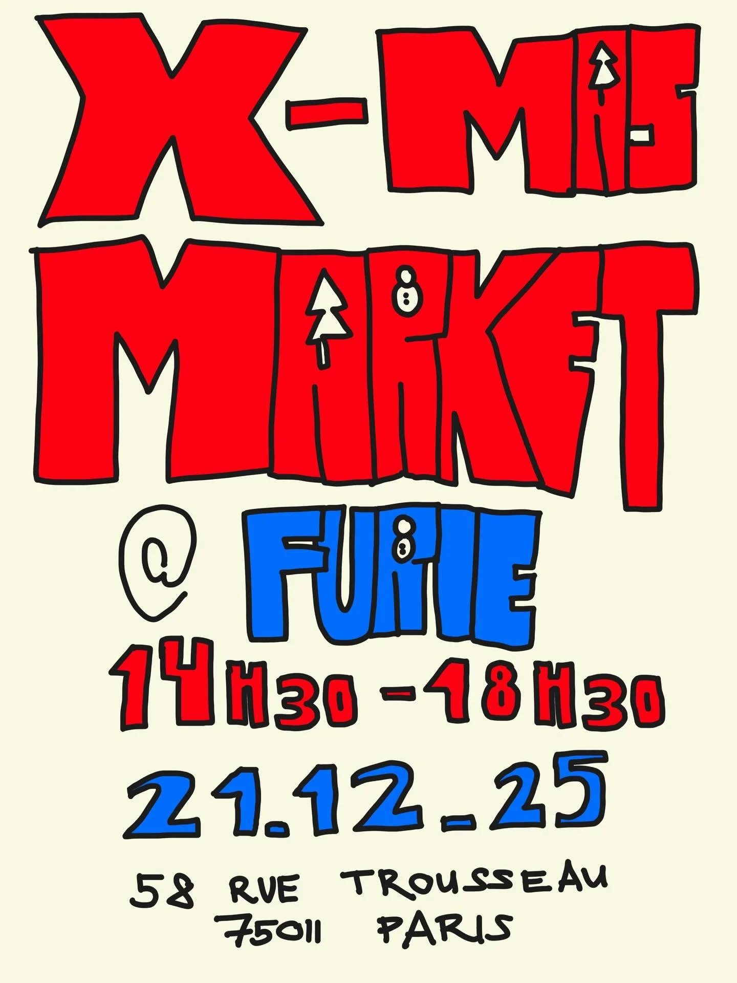 All I want for Christmas is.. FOR YOU TO COME BY @furieparis this Sunday 🎄😻

#christmasmarket #christmasgift #illustrations #xmasmarket #calendar