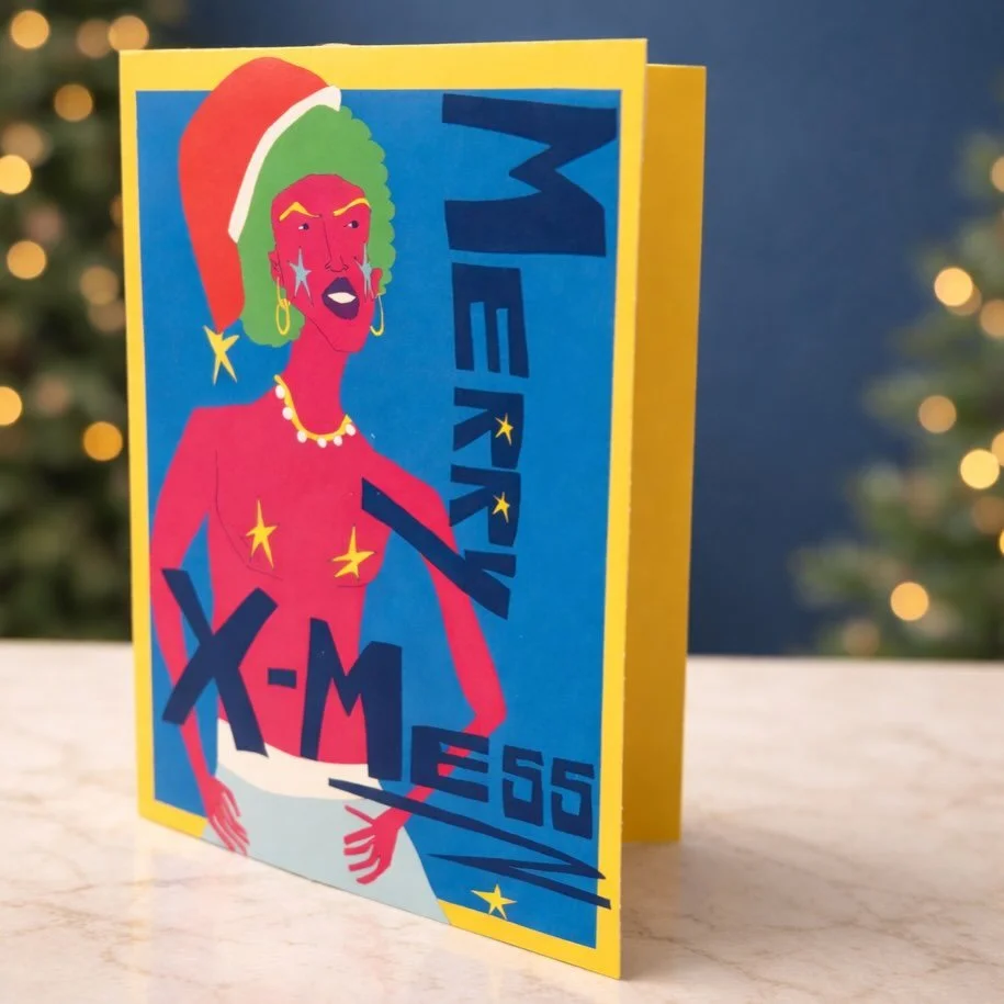 Merry X-Mess 🎄 It&rsquo;s not a typo, it&rsquo;s a mood. A free printable card for those who like their end-of-year season a little messy, ironic, and light-hearted, Christmas or not. Link in bio 

#christmas #freeprintable #christmascard #xmess #xm