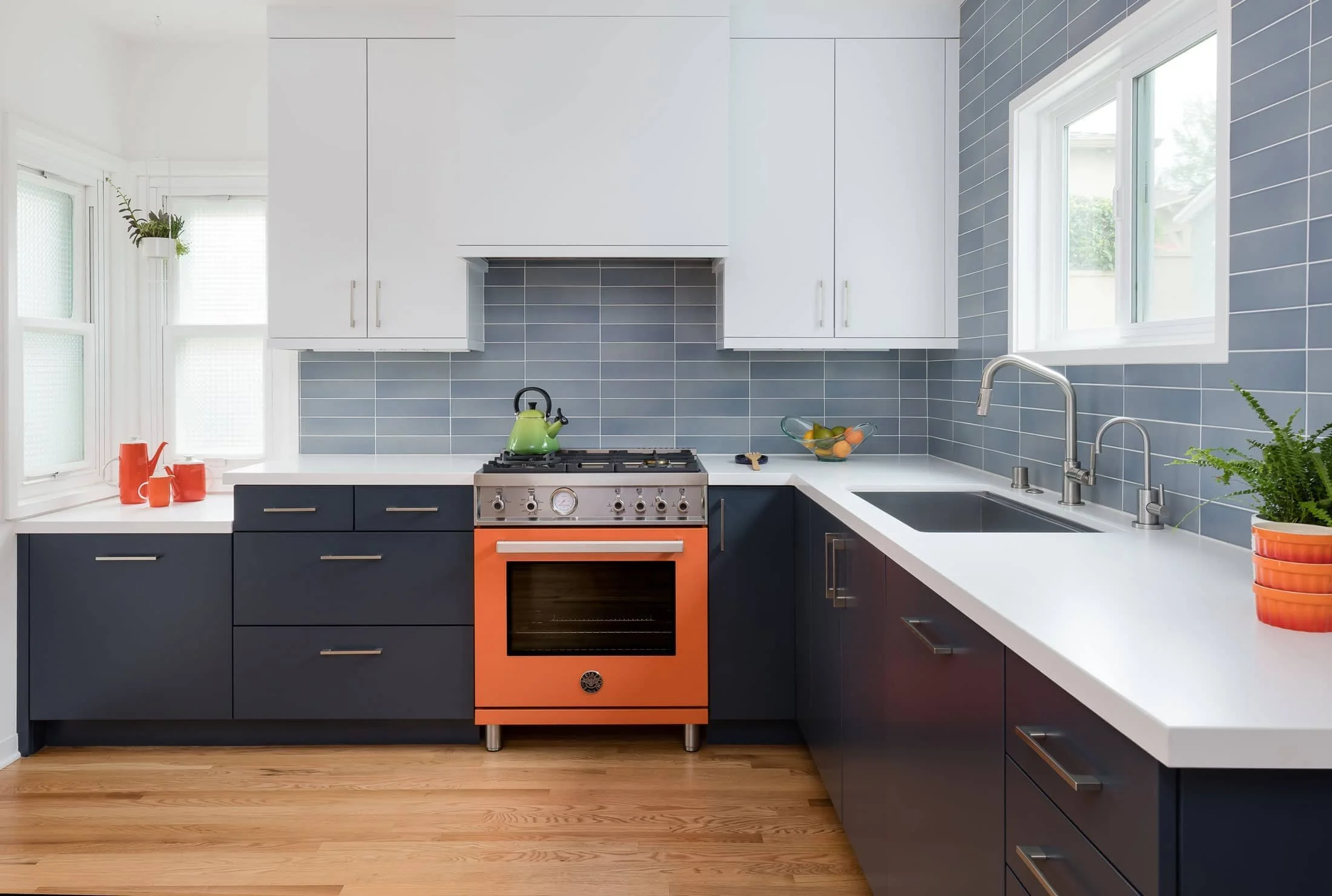 Midcentury Modern Influence Kitchen Remodel by Custom Design & Construction project photo