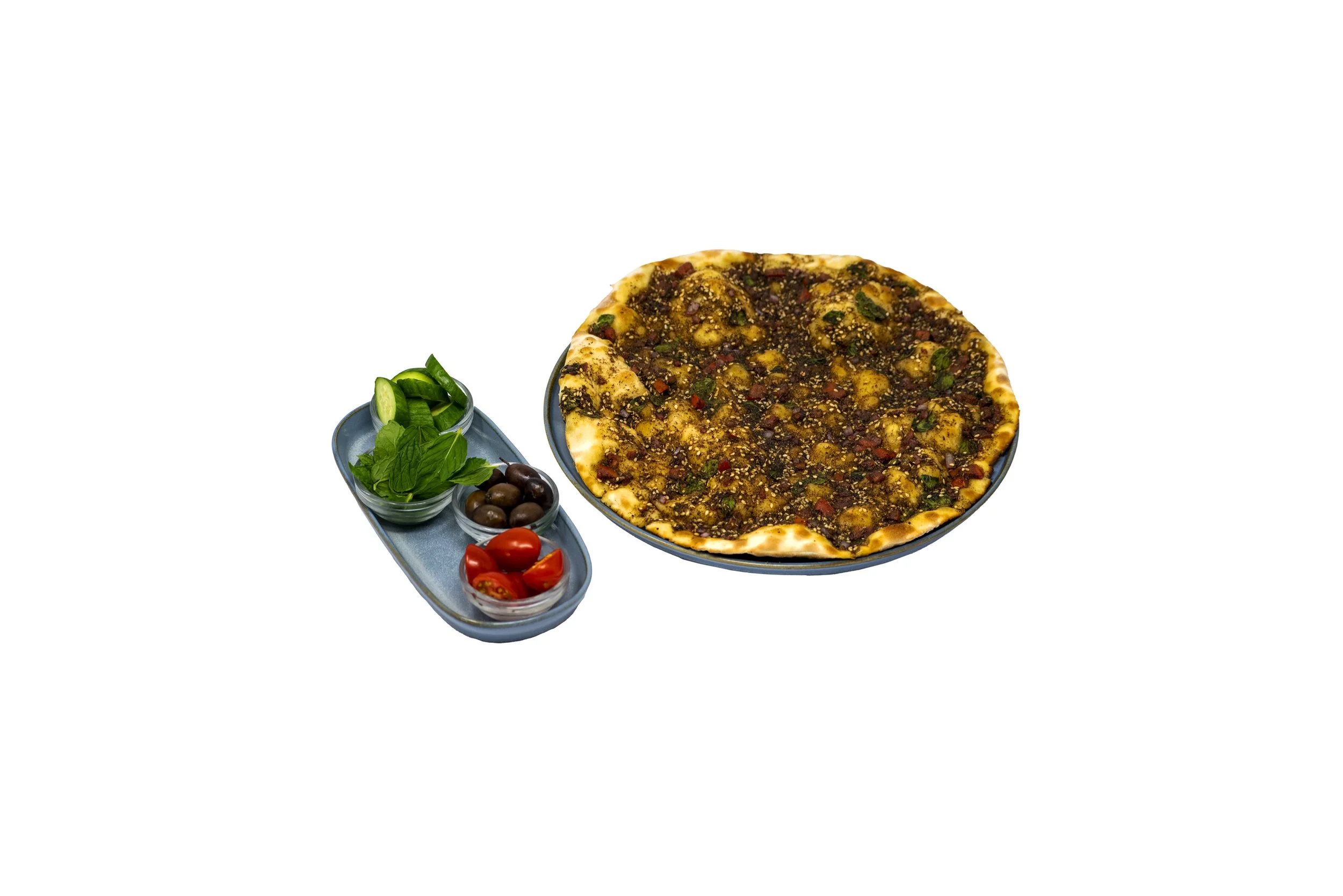 Batchig's zaatar man'oushe