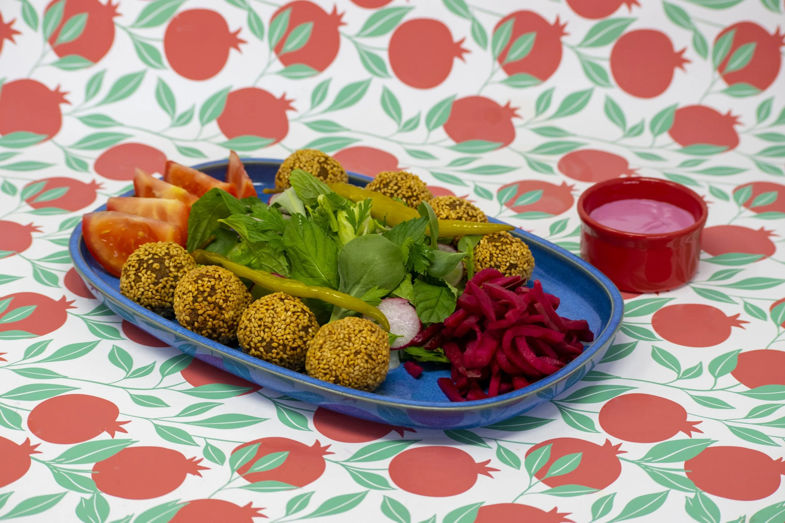 Homemade falafel