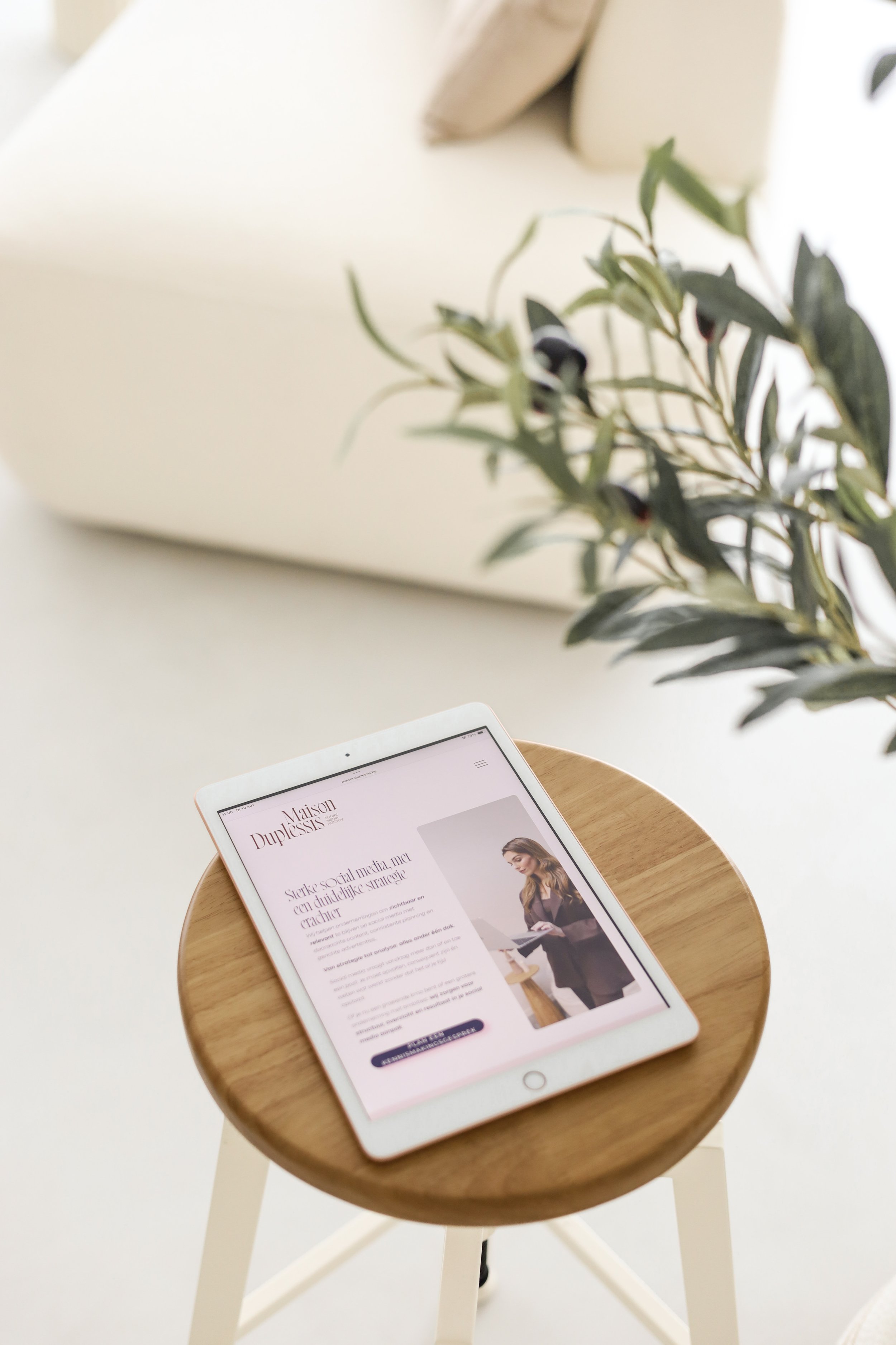 portfolio website Maison Duplessis