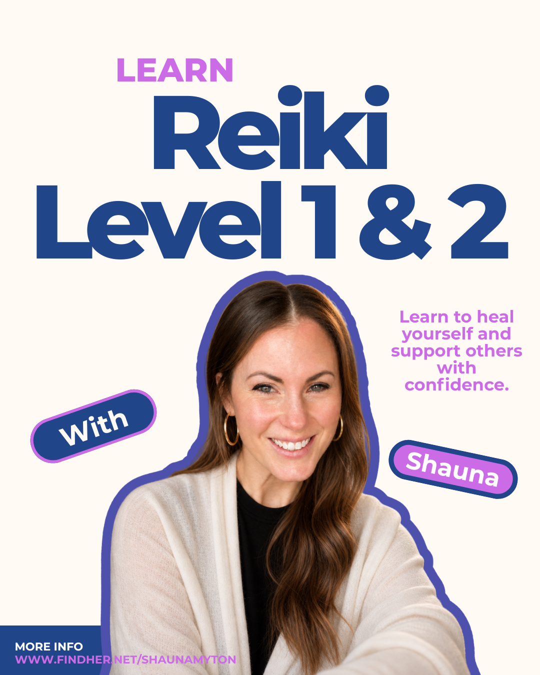 Reiki Level 1 & 2 Certification