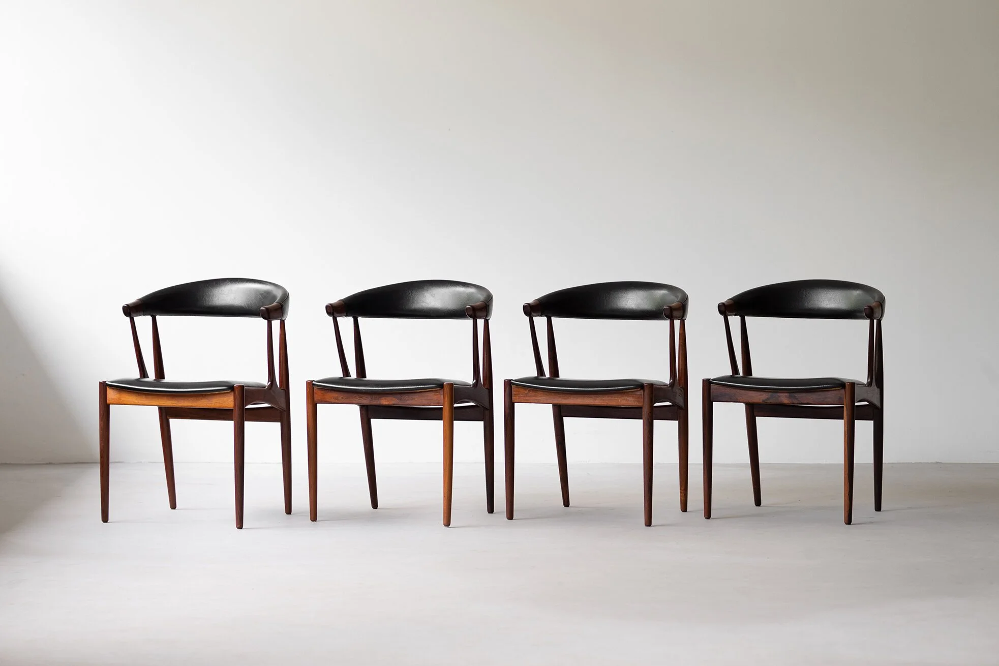Sold - Johannes Andersen BA113 dining chair set