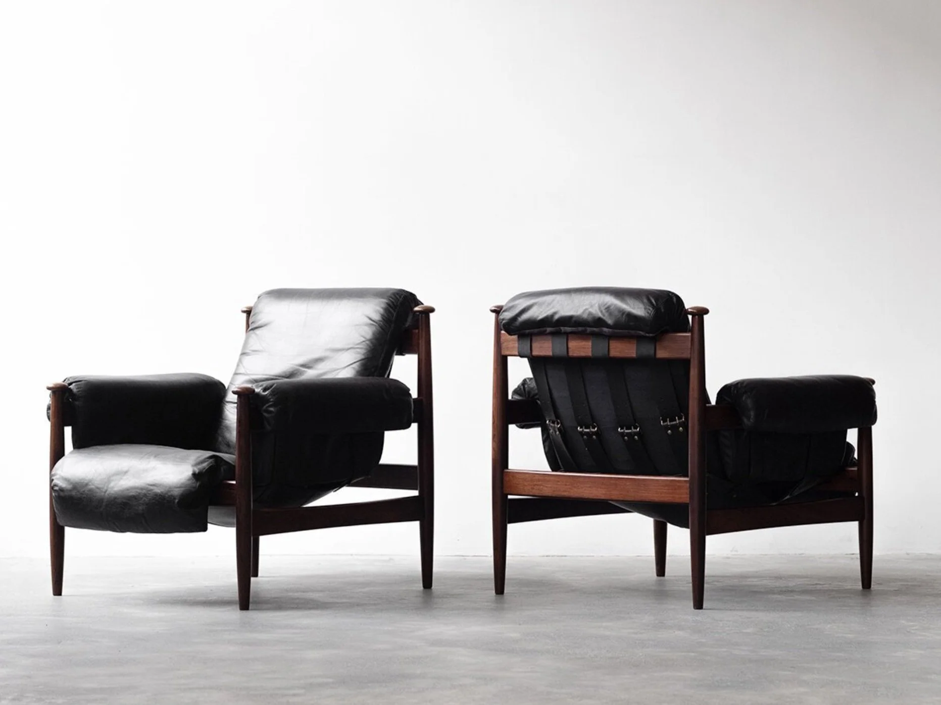 Sold - Eric Merthen "Amiral" easy chairs