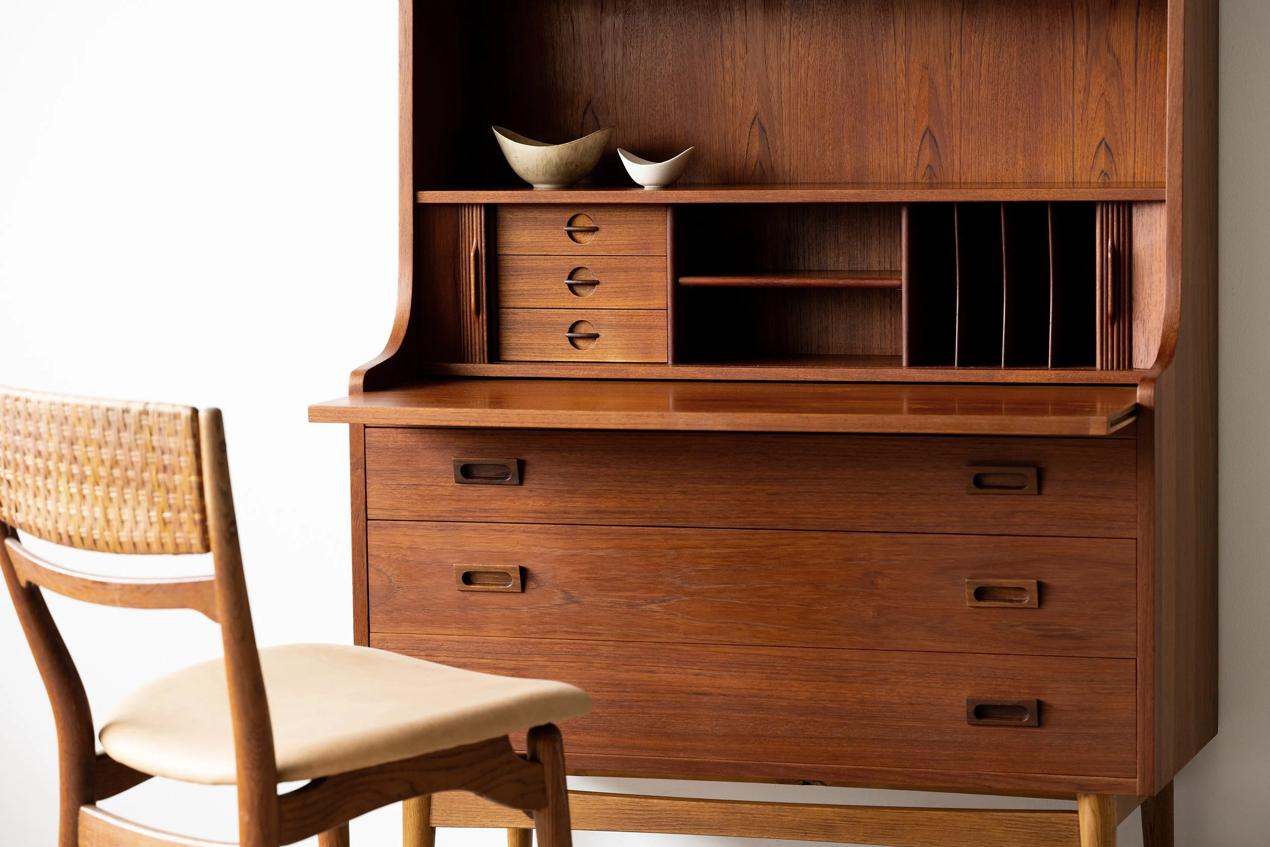 Sold - Johannes Sorth secretary bookcase