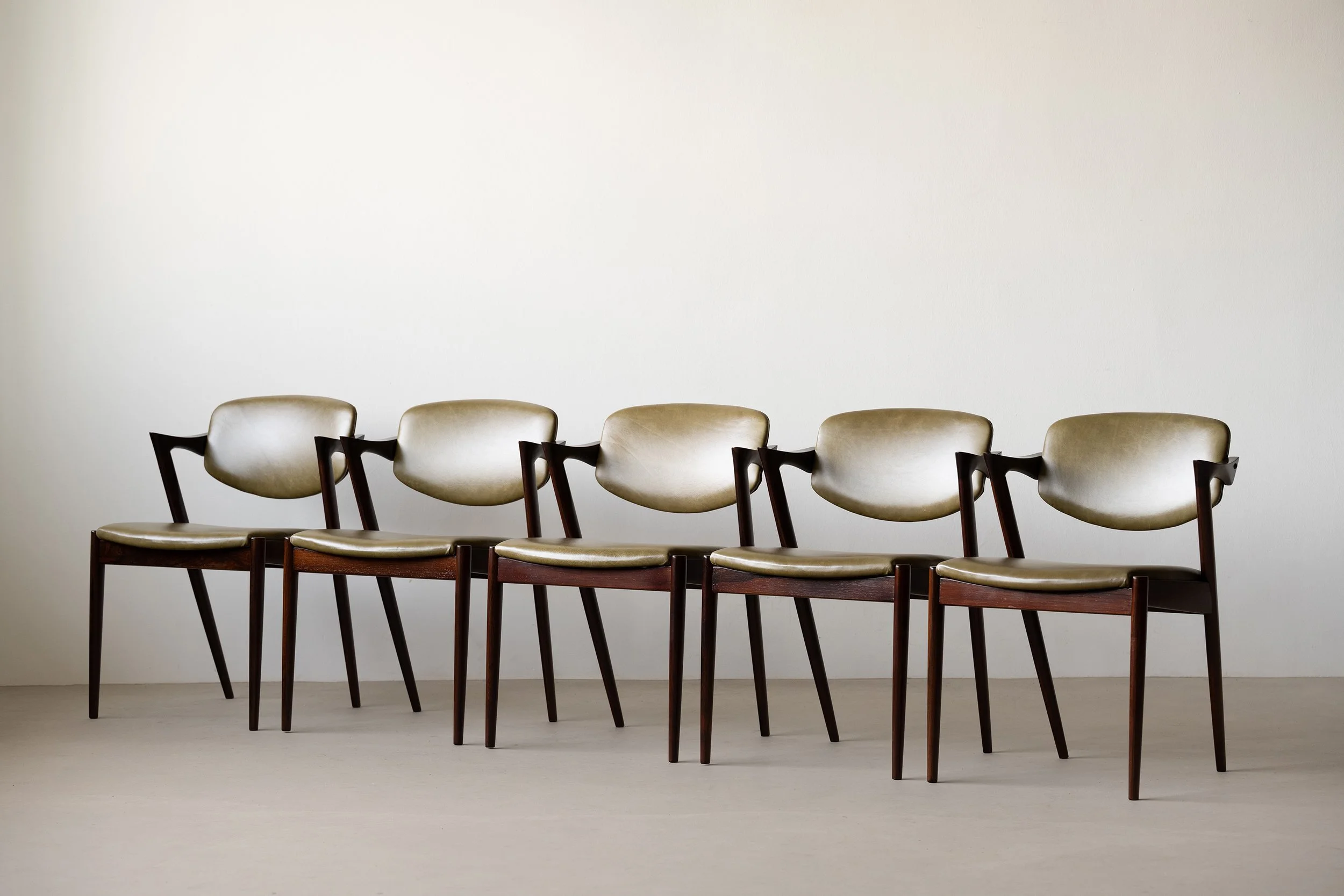 Sold - Kai Kristiansen model 42 chairs
