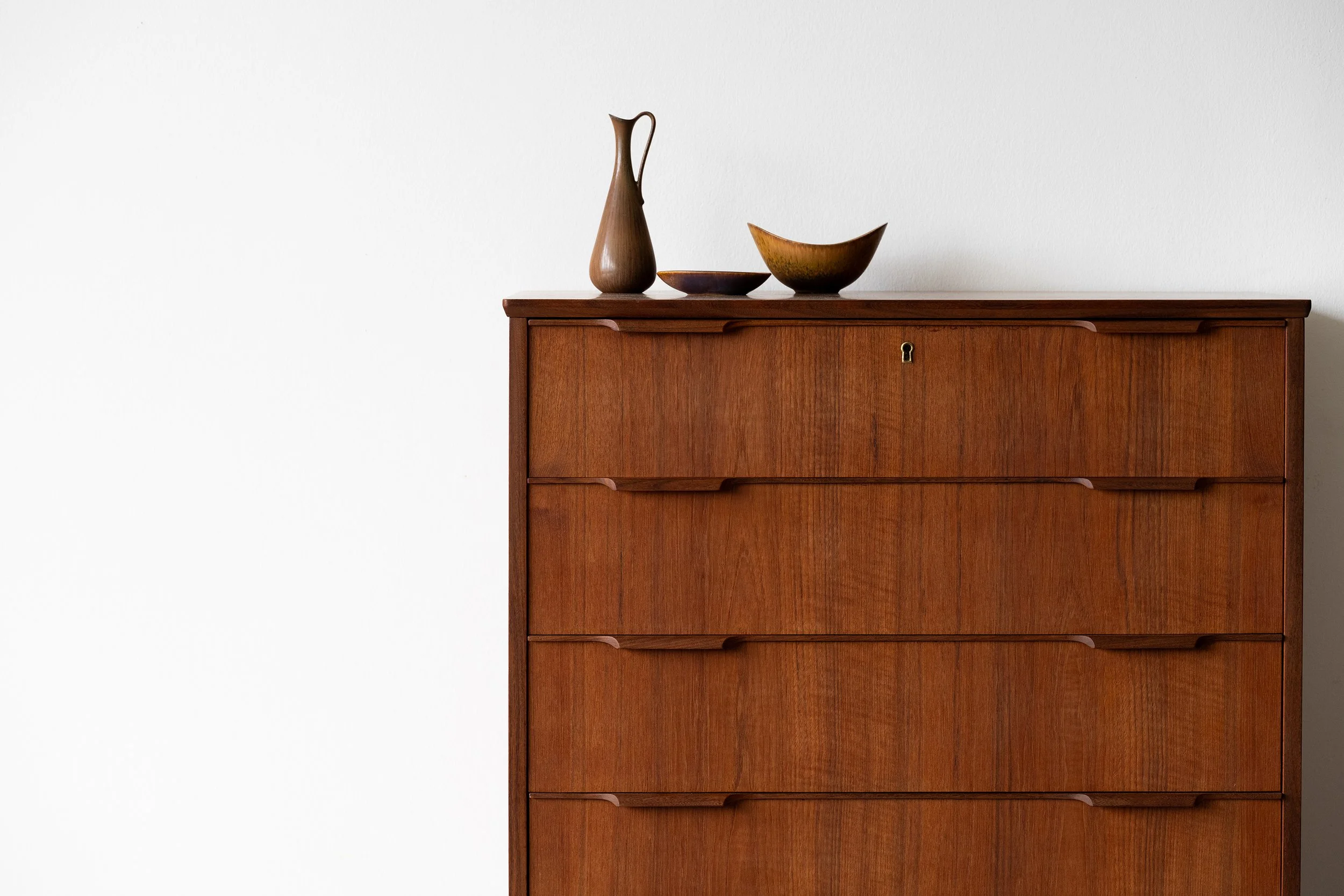 Danish tallboy dresser