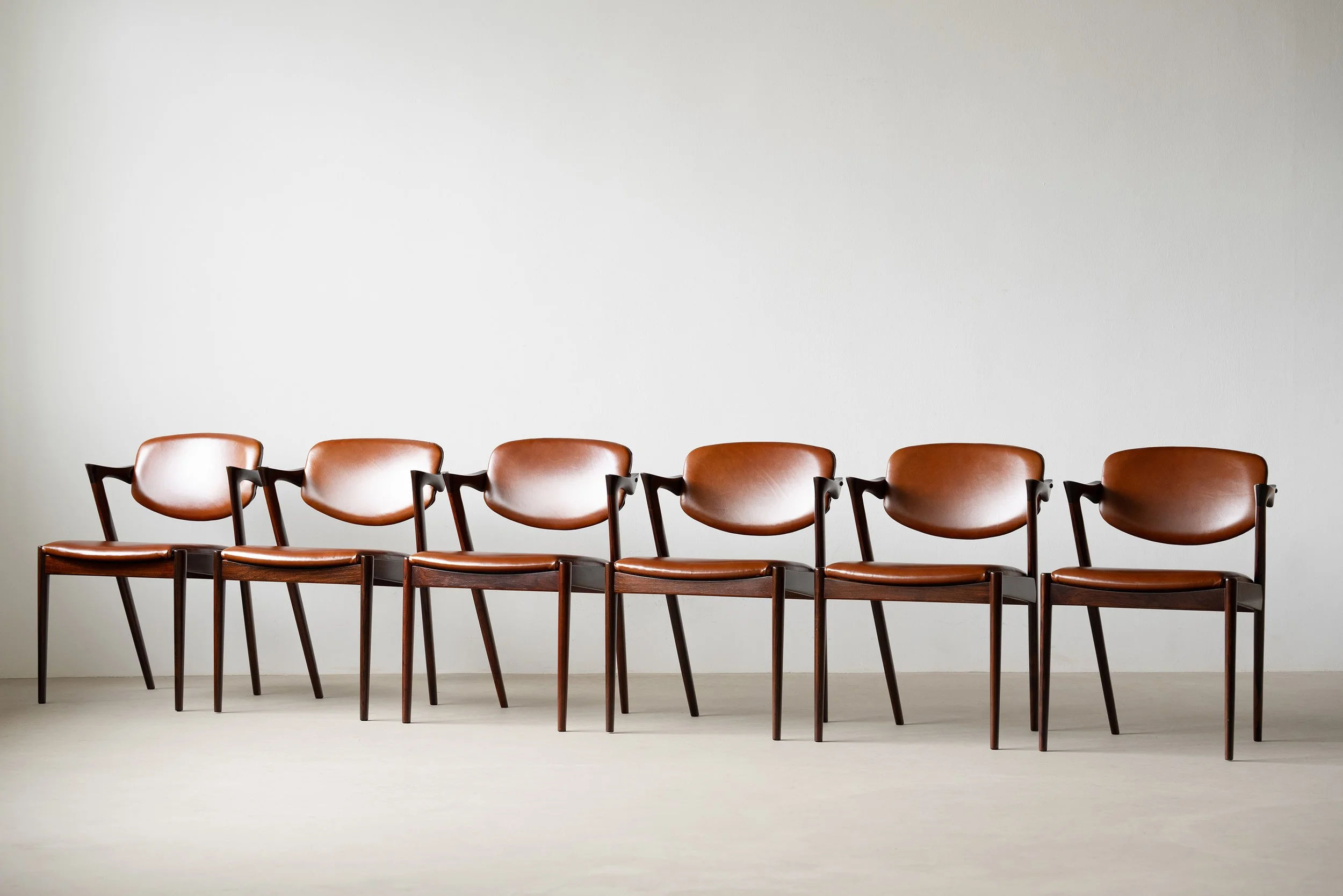 Sold - Kai Kristiansen model 42 chairs