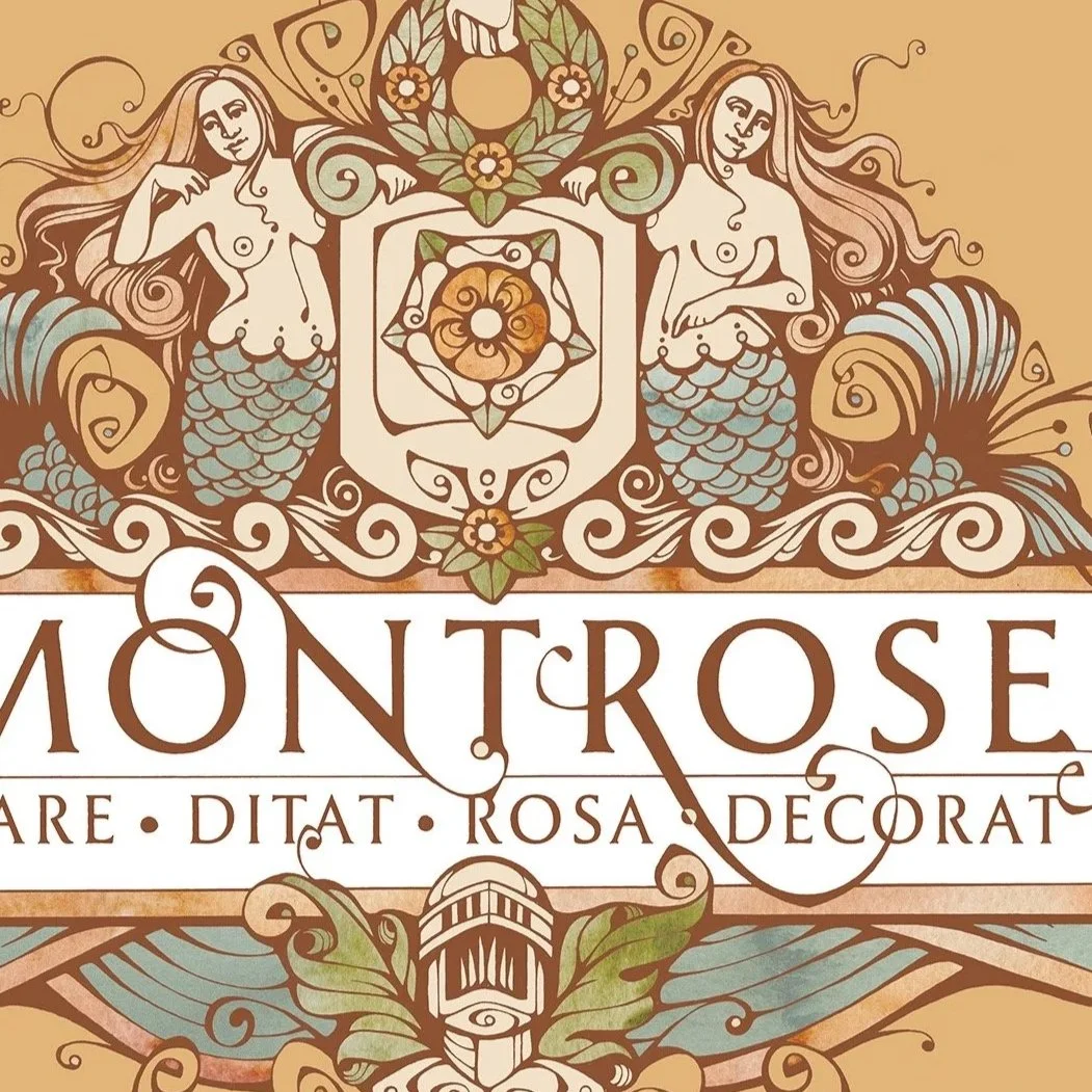 Montrose Map & Town Crest