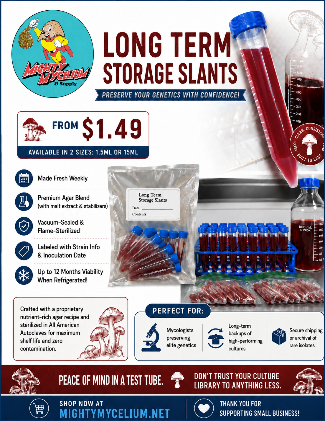Long Term Storage Slants
