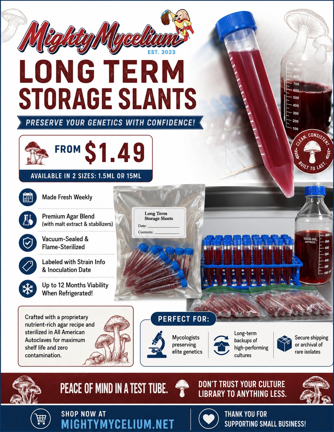 Long Term Storage Slants