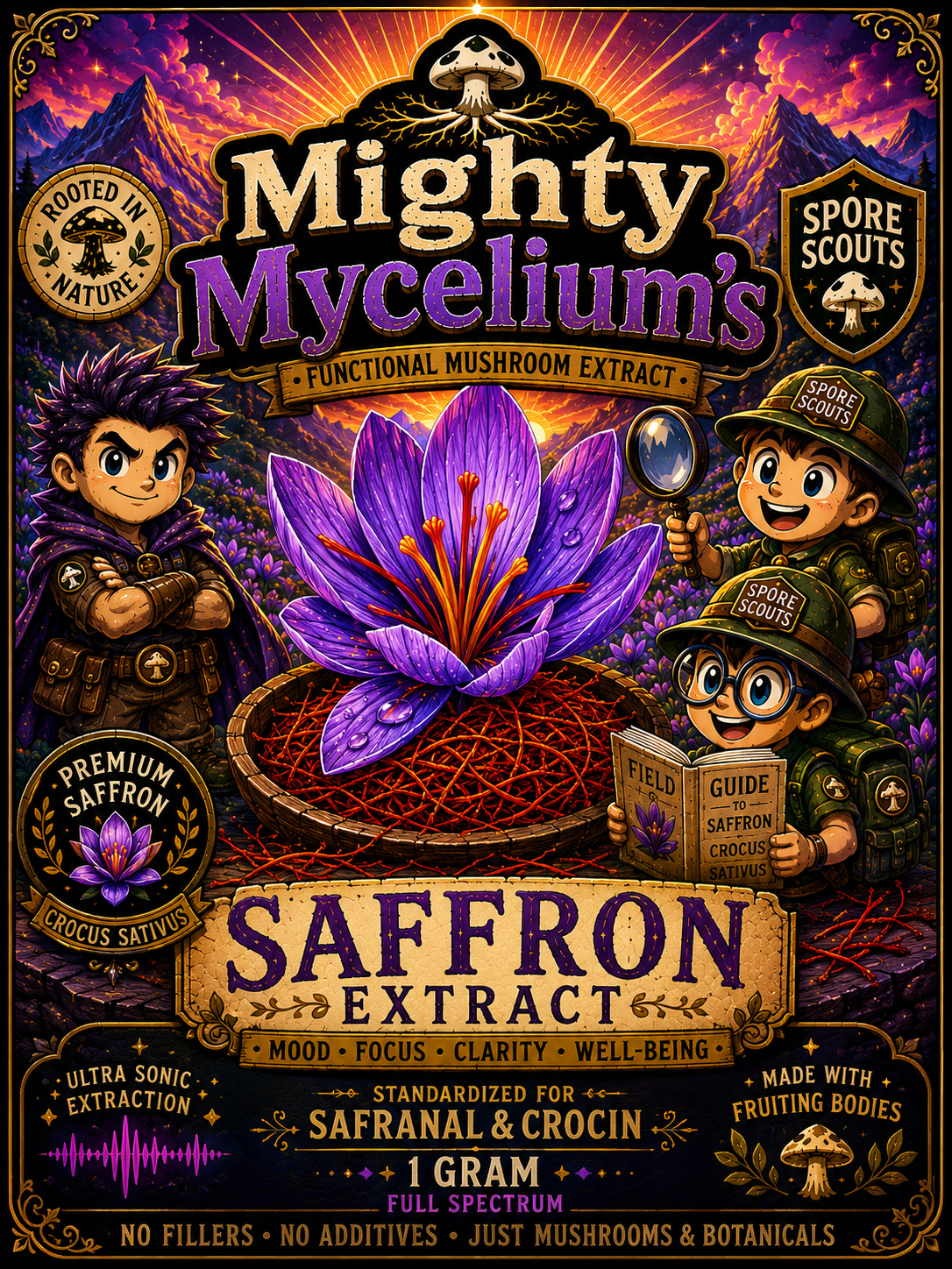 Saffron Extract Label.png