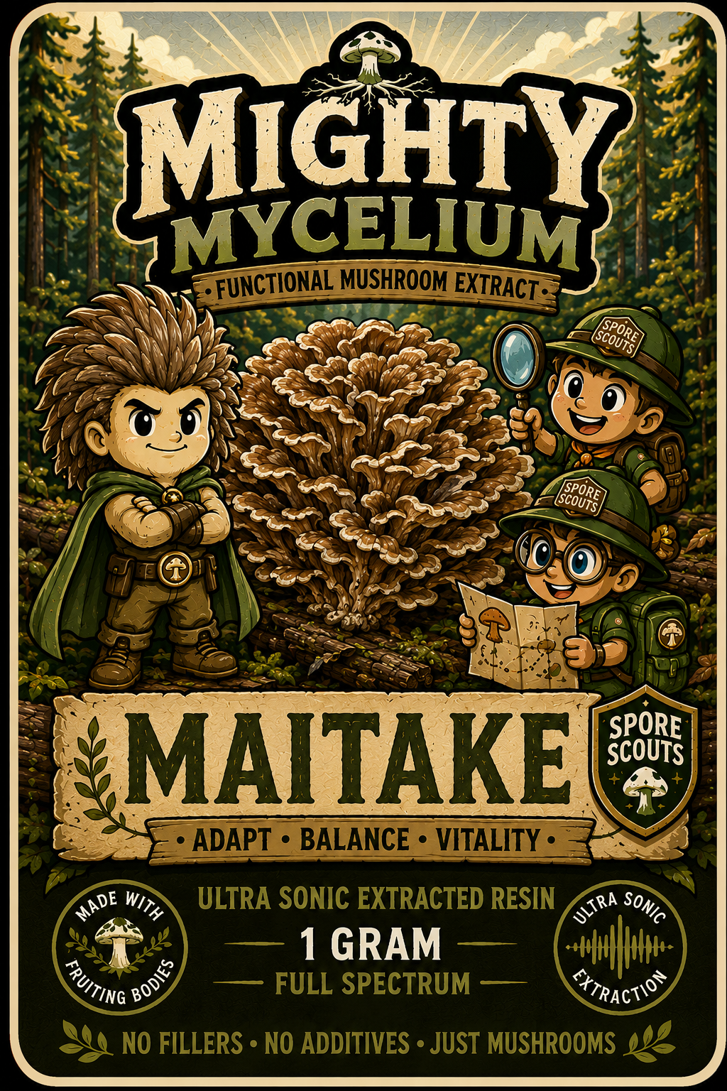 Maitake Extract Label.png
