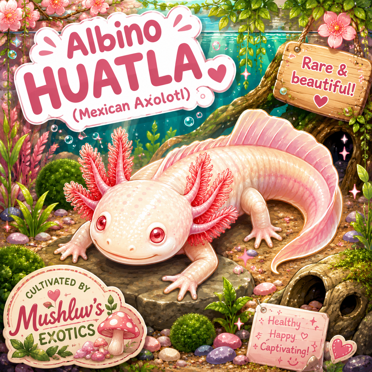 Albino Huautla Sticker.png