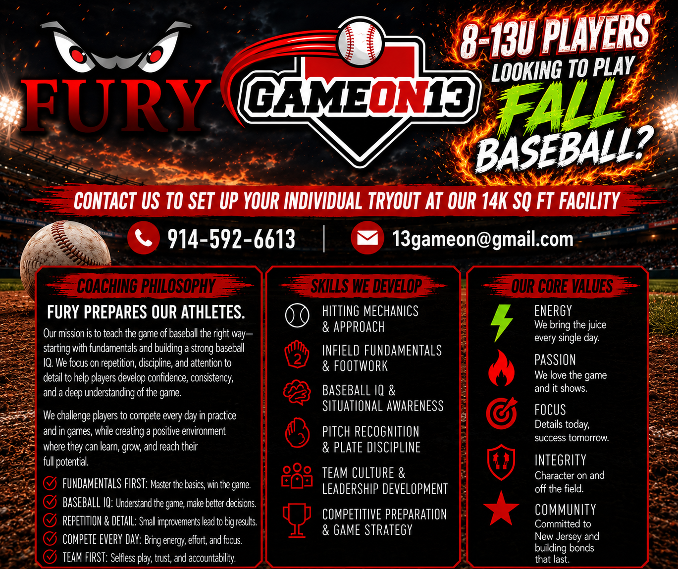 2026 FURY FALL TRYOUTS
