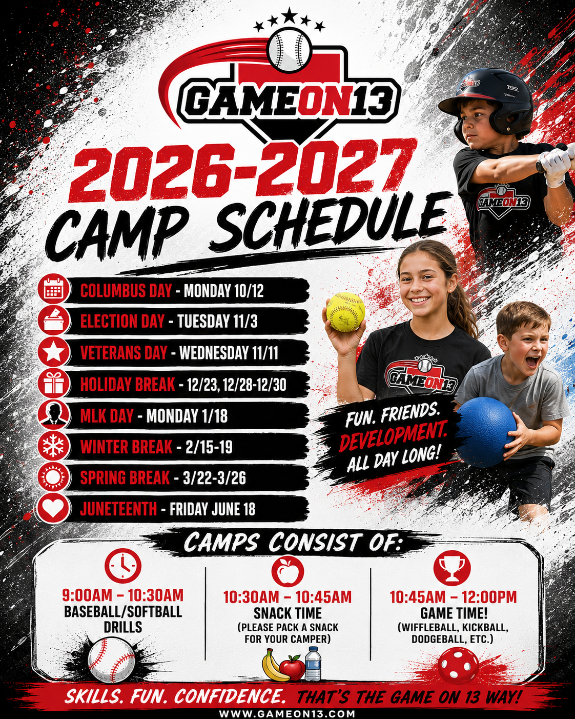 School Holiday Camp '26-'27