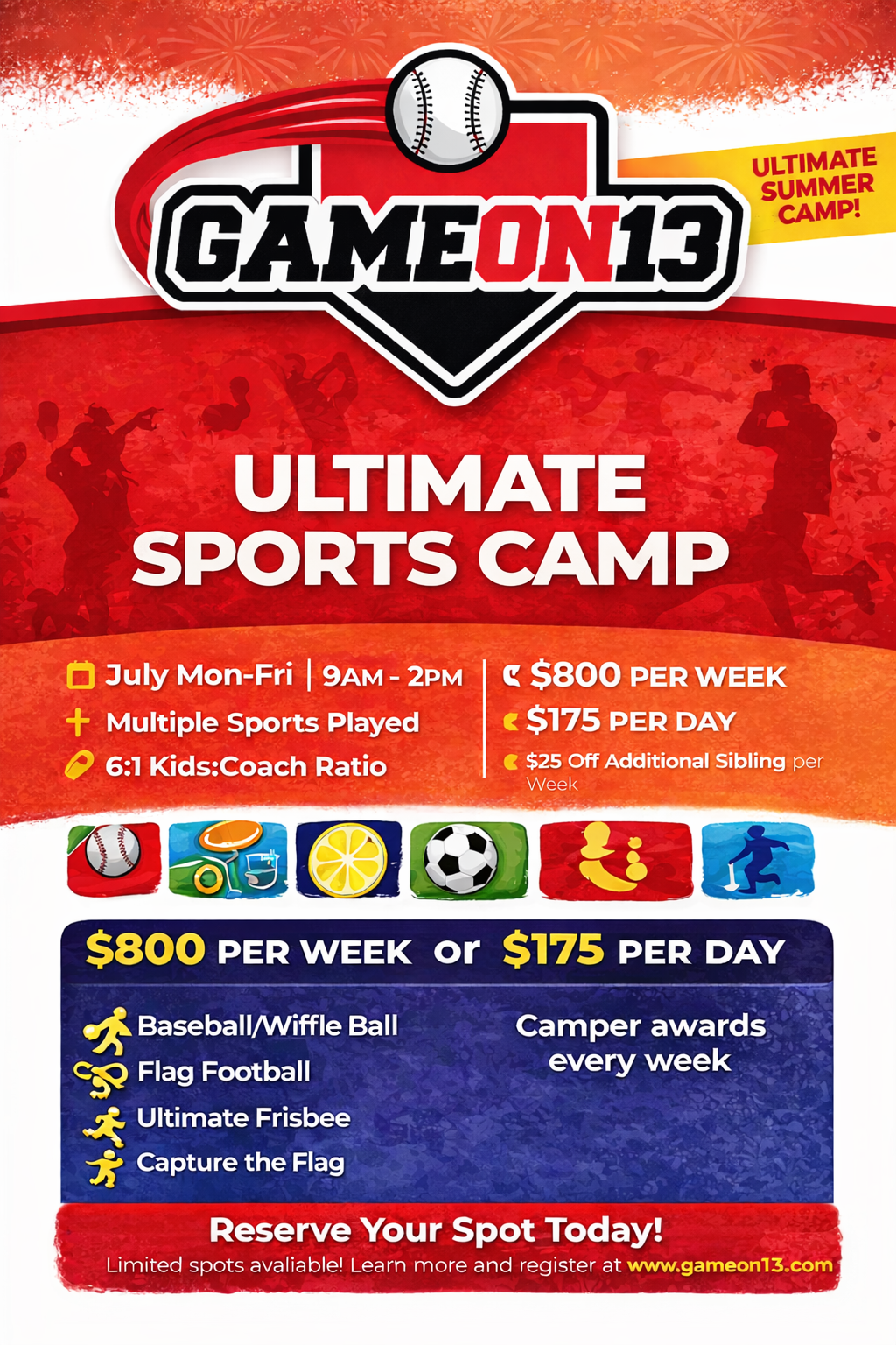 Summer Ultimate Sports Camp