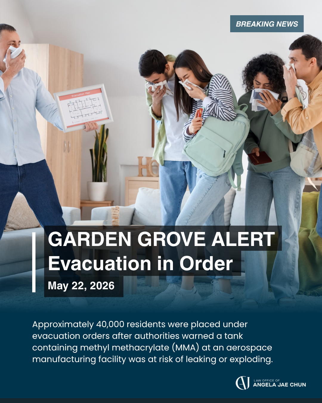 Garden Grove in Evacuation Order | Chemical Incident 