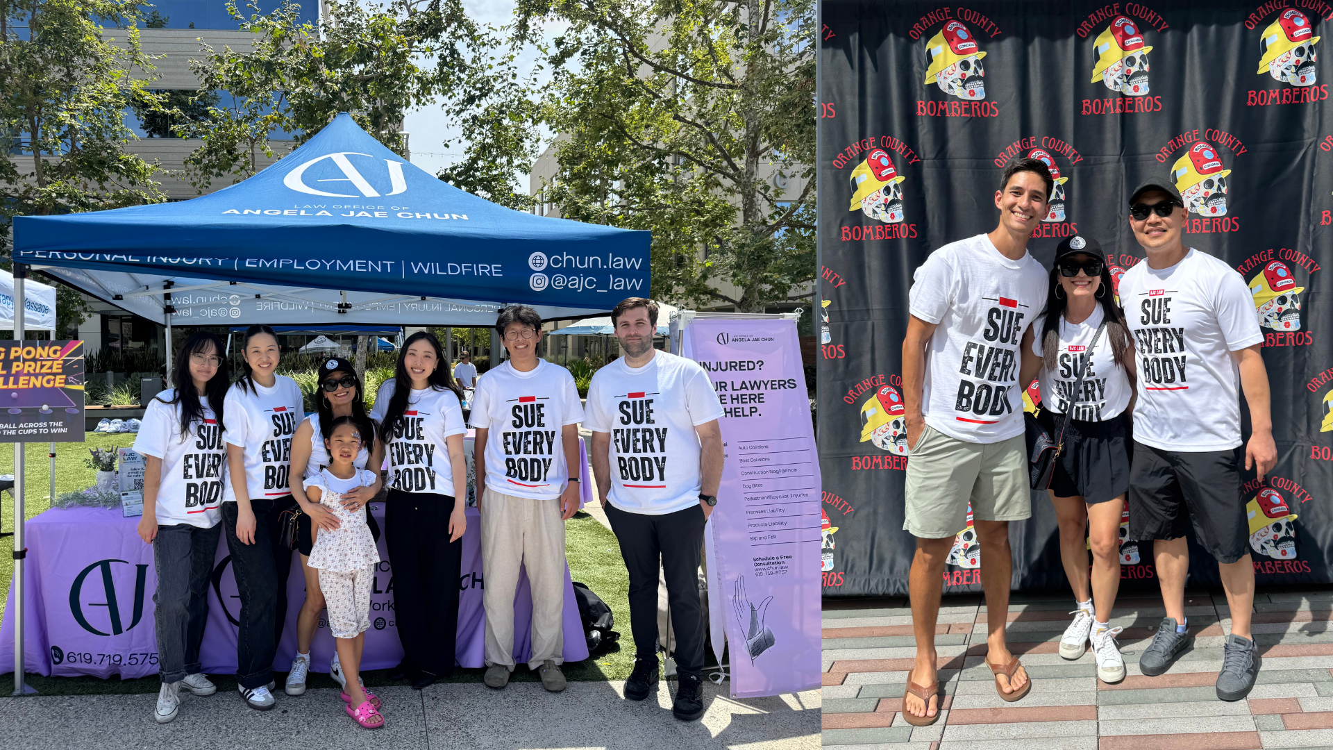 Official Sponsor of the OC Bomberos Firefighter Cornhole Tournament to raise funds for youth from low-income households to pursue their dream careers through educational and fire academy scholarships