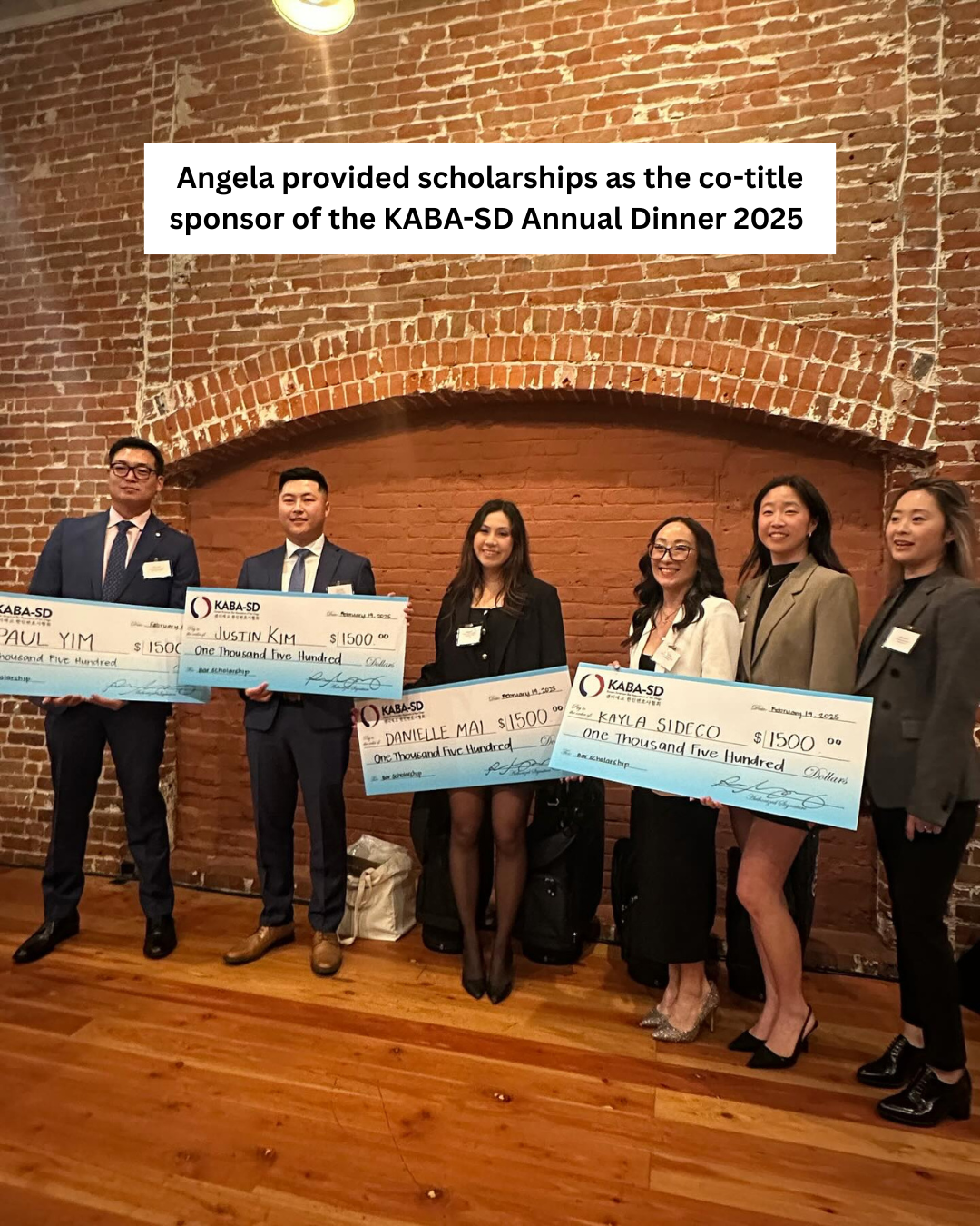 2025 Co-Title Sponsor of KABA SD Dinner