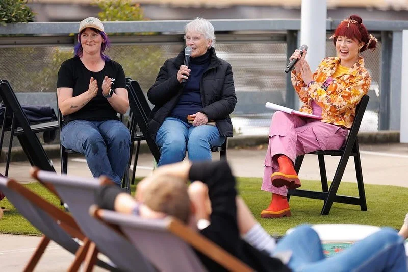 What a spectacular day at the Planting Party at Fed Square! 🌱✨

The morning may have started a little rainy, but the sun came out, native trees &amp; grasses were planted, and we all came together to celebrate 🌞 I had the most fantastic chats with 
