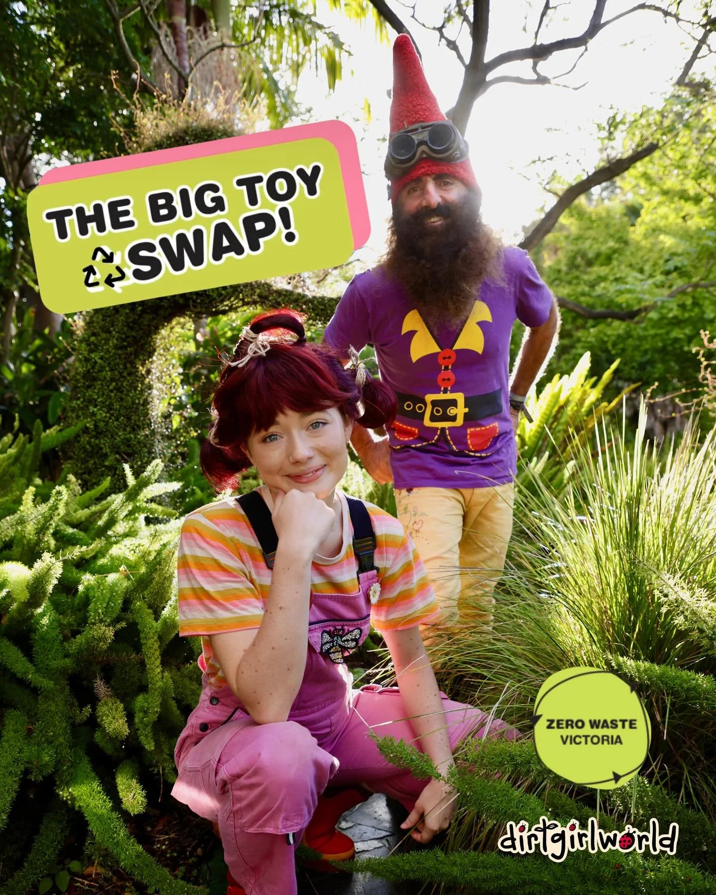 We could not be MORE EXCITED for the THE BIG TOY SWAP happening tomorrow!!

If you have toys hanging around at home ready for a new adventure, or need to sustainably switch up the toy box - this is the event for you! 

Join me &amp; Costa the Garden 