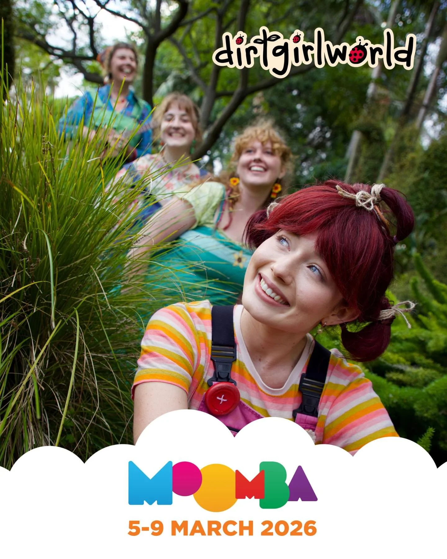 🌈 HELLO MELBOURNE! 🌈 

We&rsquo;re hitting the road and kicking off the very first stop of our Joyride 2026 National Tour 🎶 and where better than @moombafestival !

dirtgirl&rsquo;s Garden Party is bringing you TWO full-powered sets packed with si