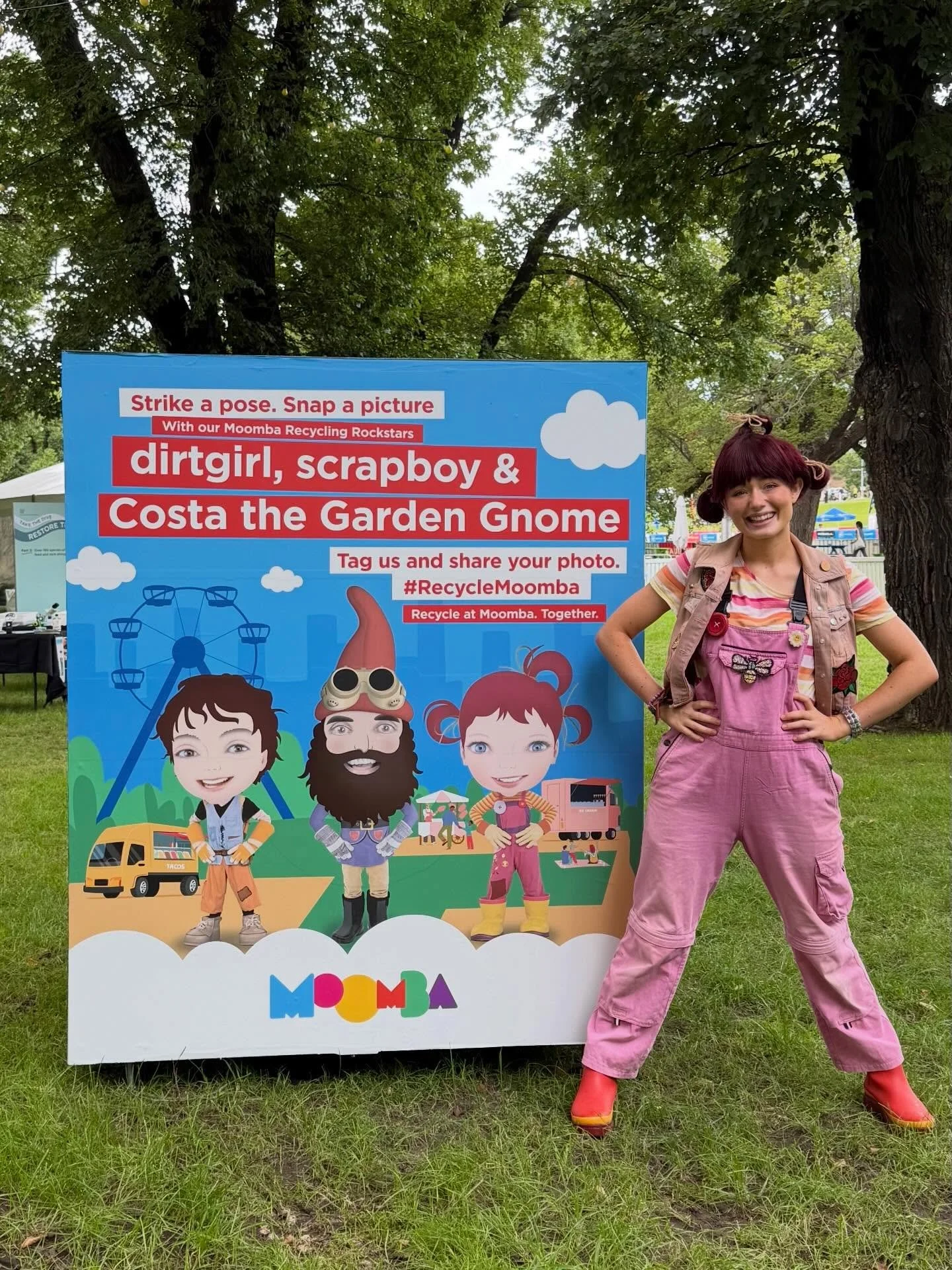 Moomba moments 🌼
A garden party in the middle of the city&hellip; yes please!

Songs, dancing, little green thumbs in the air, and a whole lot of nature-loving families hanging out with us.

My heart is still buzzing like a happy little bee. 🐝🌿

T