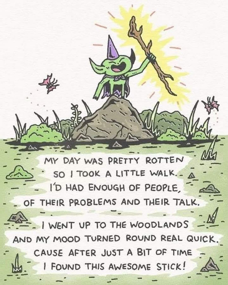 Today I&rsquo;m collecting your best (non violent) uses of a stick. Go!