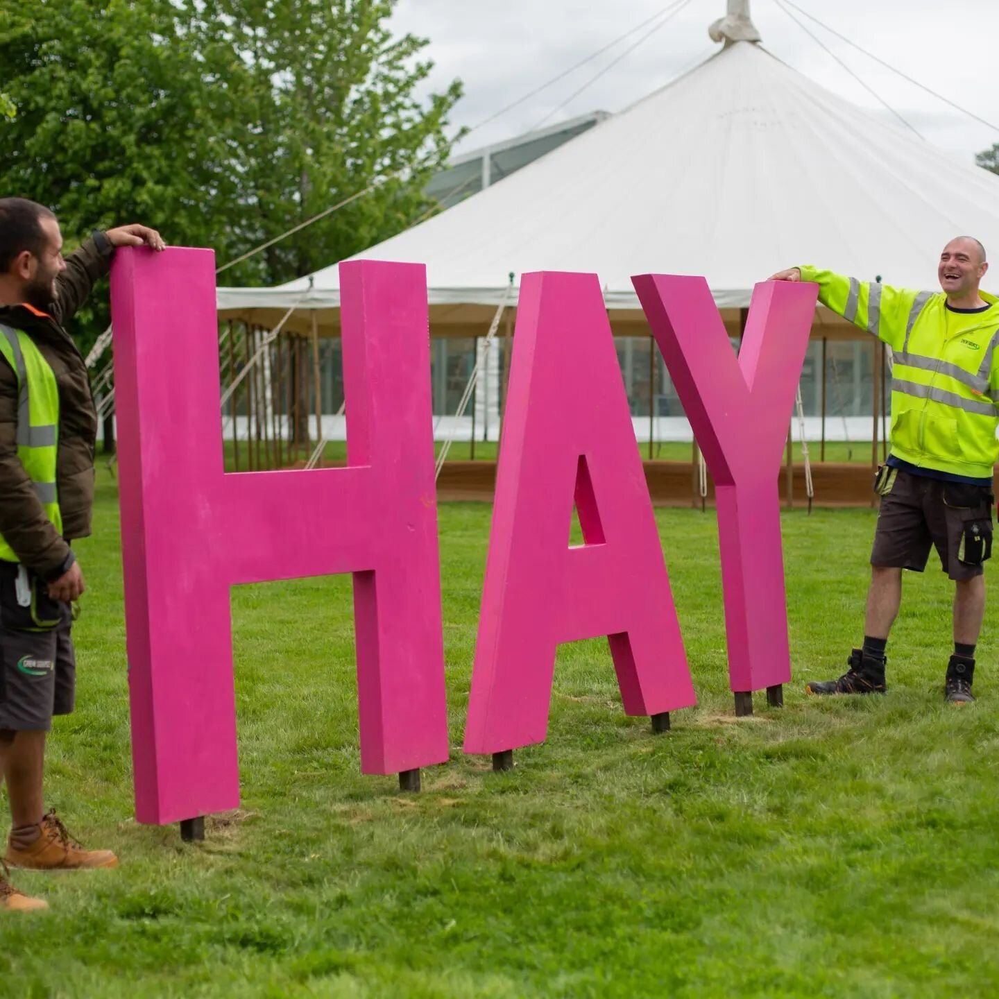 Shout-out to ALL our generous supporters, and a special spotlight on Hay Festival @hayfestival this morning. They've championed Hay Pride since it was the speck of an idea 

Hay Festival begins THIS WEEK! It's gonna to be HUGE! 

And we're excited an